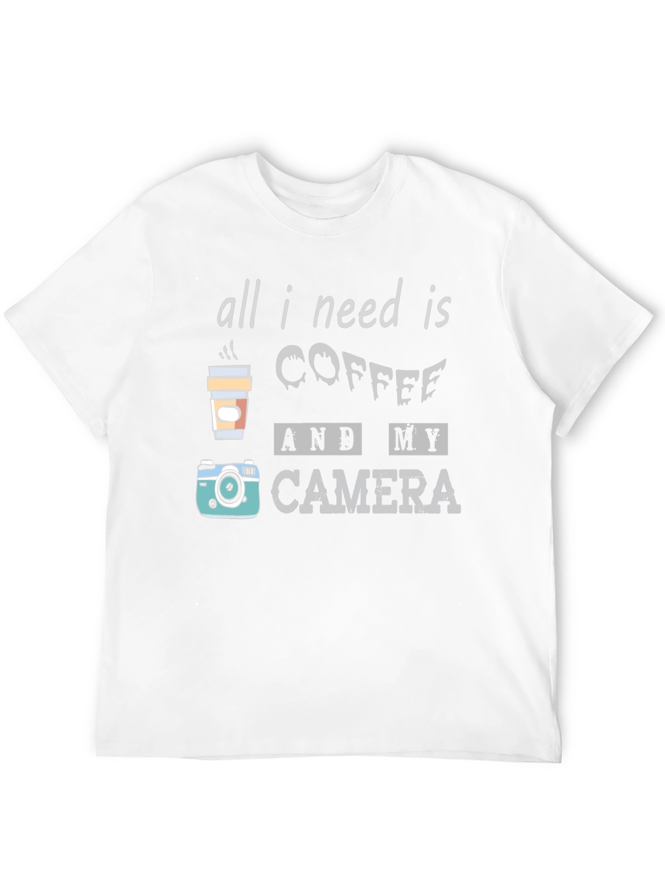 Coffee and Camera T-Shirt: Photographers Essential Tee