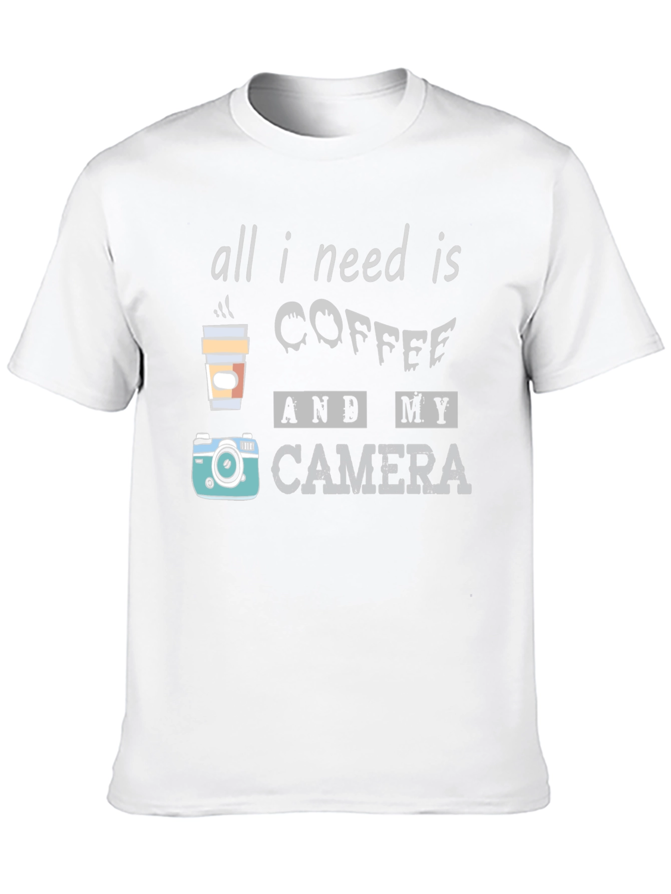 Coffee and Camera T-Shirt: Photographers Essential Tee