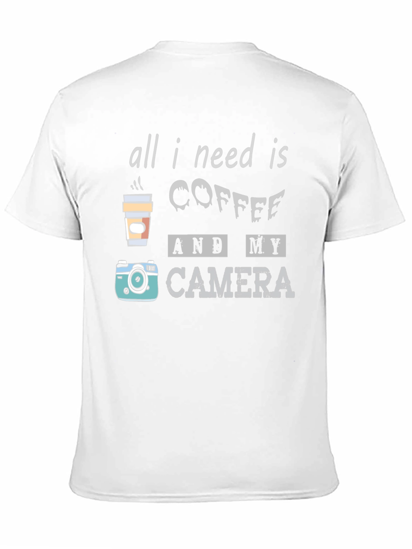 Coffee and Camera T-Shirt: Photographers Essential Tee