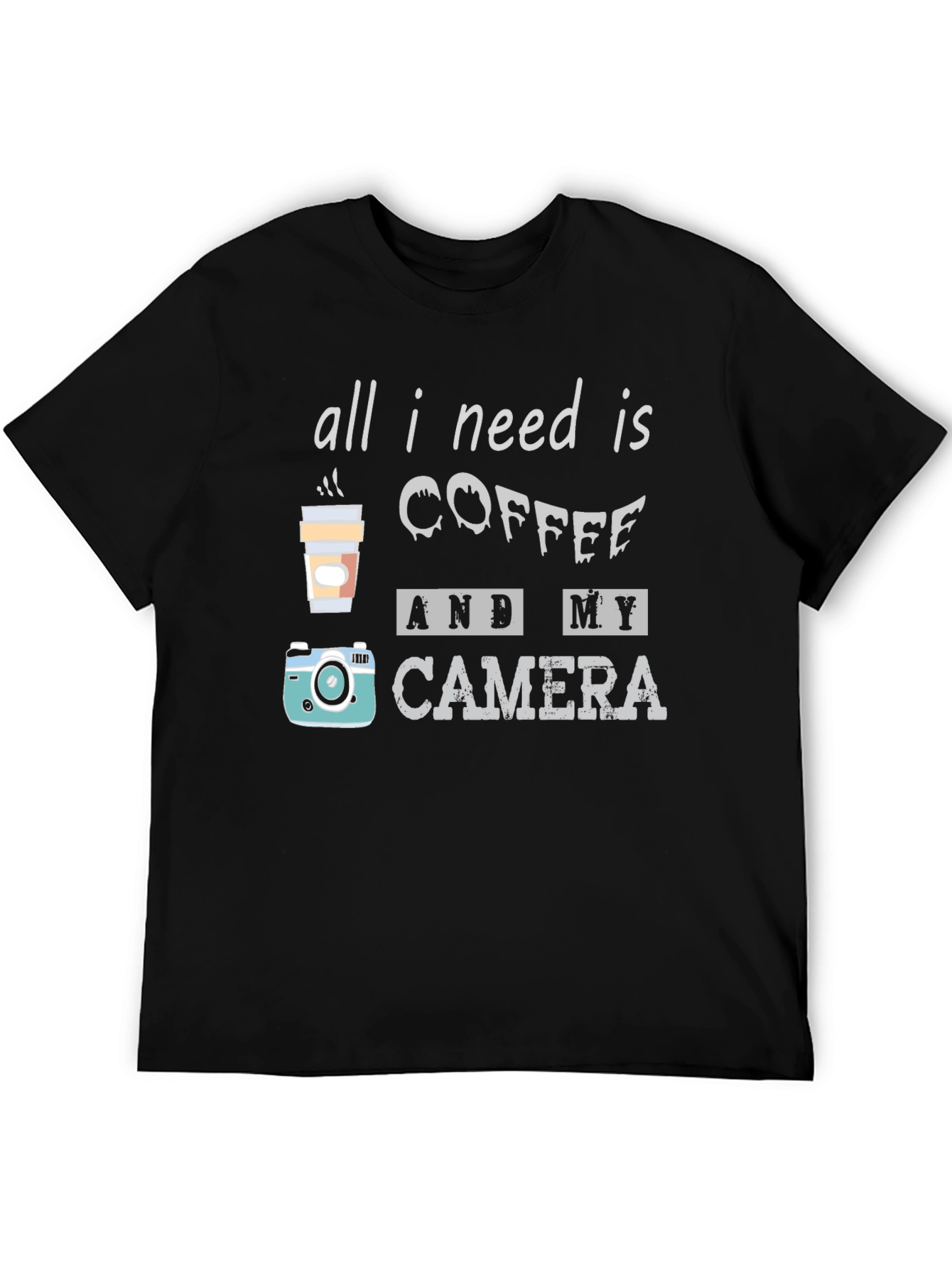Coffee and Camera T-Shirt: Photographers Essential Tee