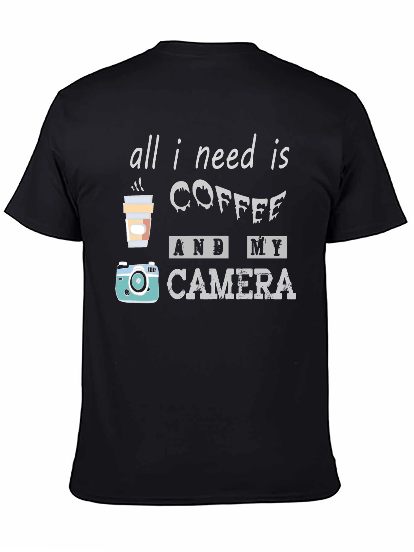 Coffee and Camera T-Shirt: Photographers Essential Tee