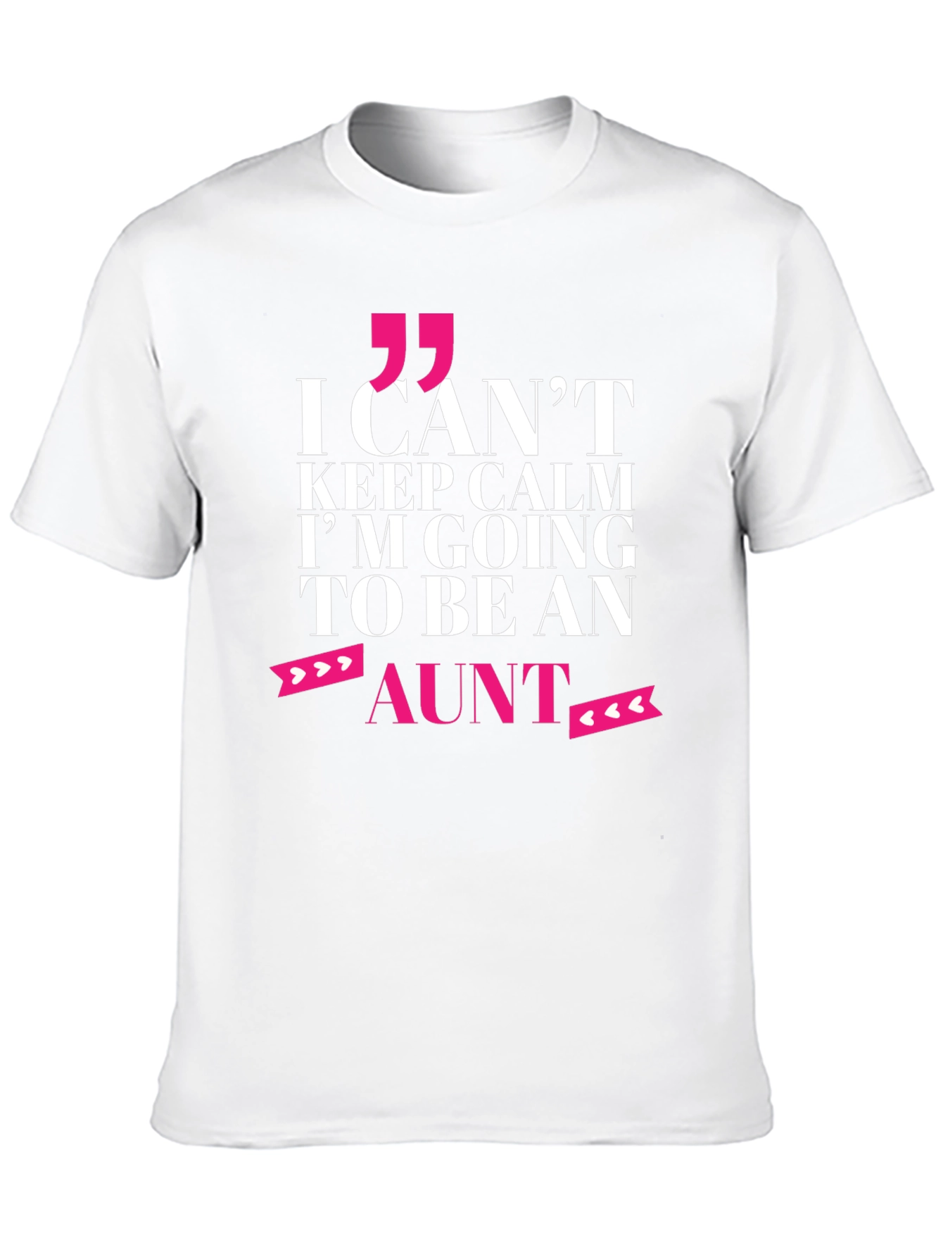 Future Aunt T-Shirt - I Cant Keep Calm!