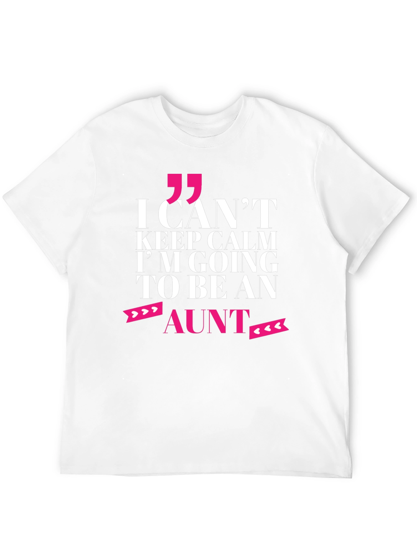 Future Aunt T-Shirt - I Cant Keep Calm!