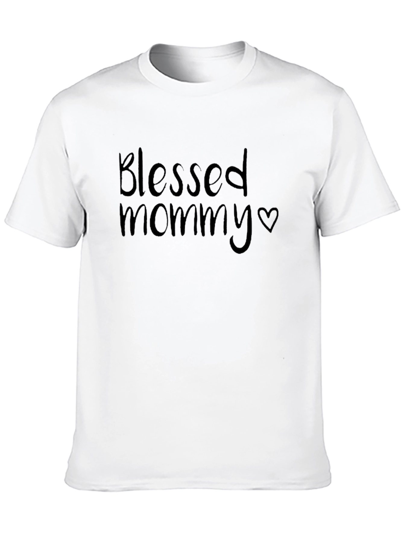 Blessed Mommy T-Shirt - Black Tee