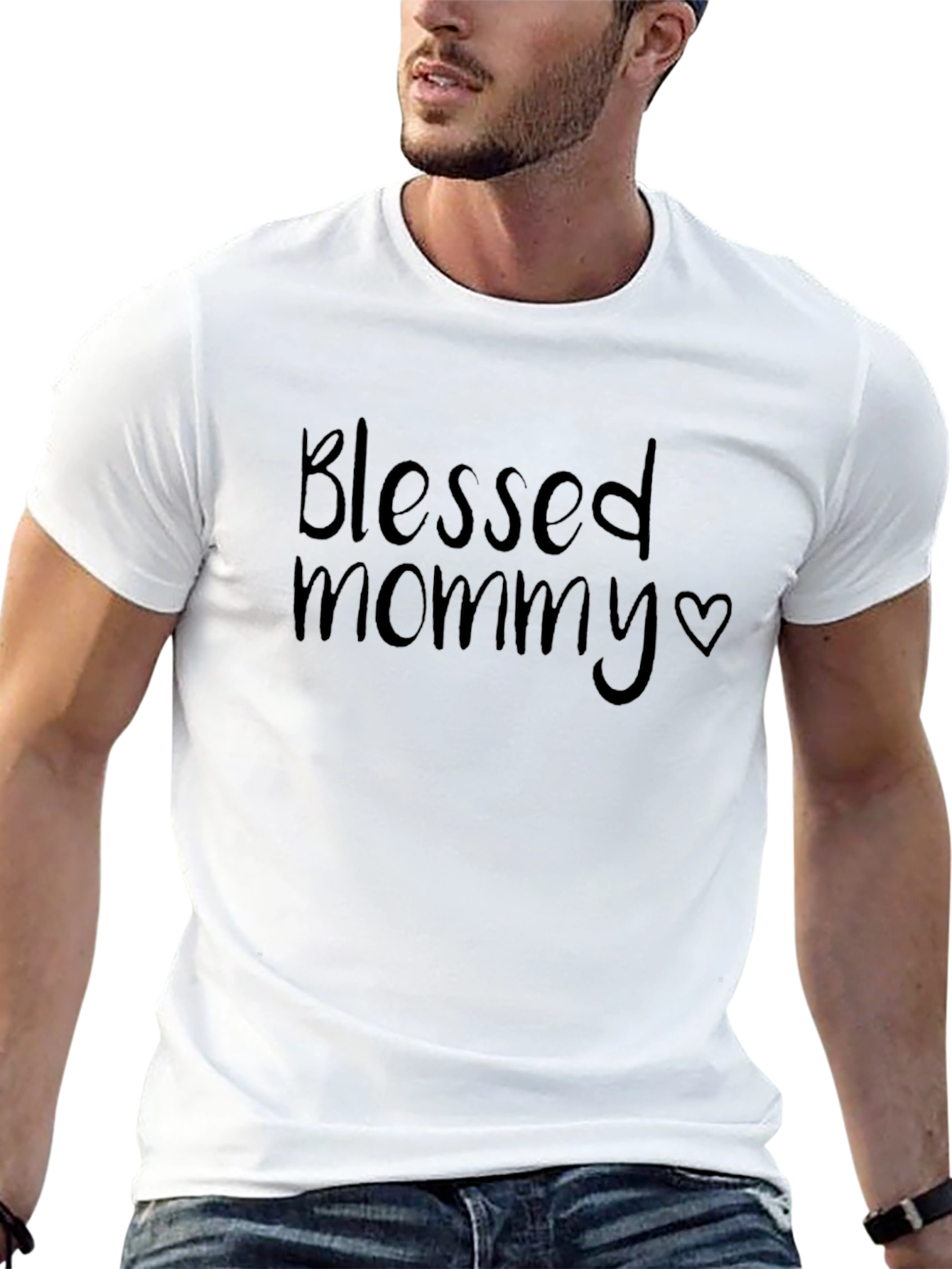 Blessed Mommy T-Shirt - Black Tee