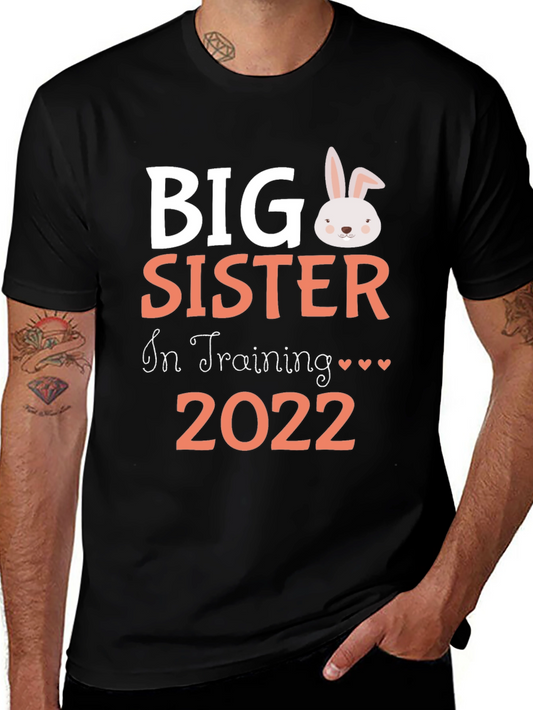Big Sister in Training 2022 Easter T-Shirt