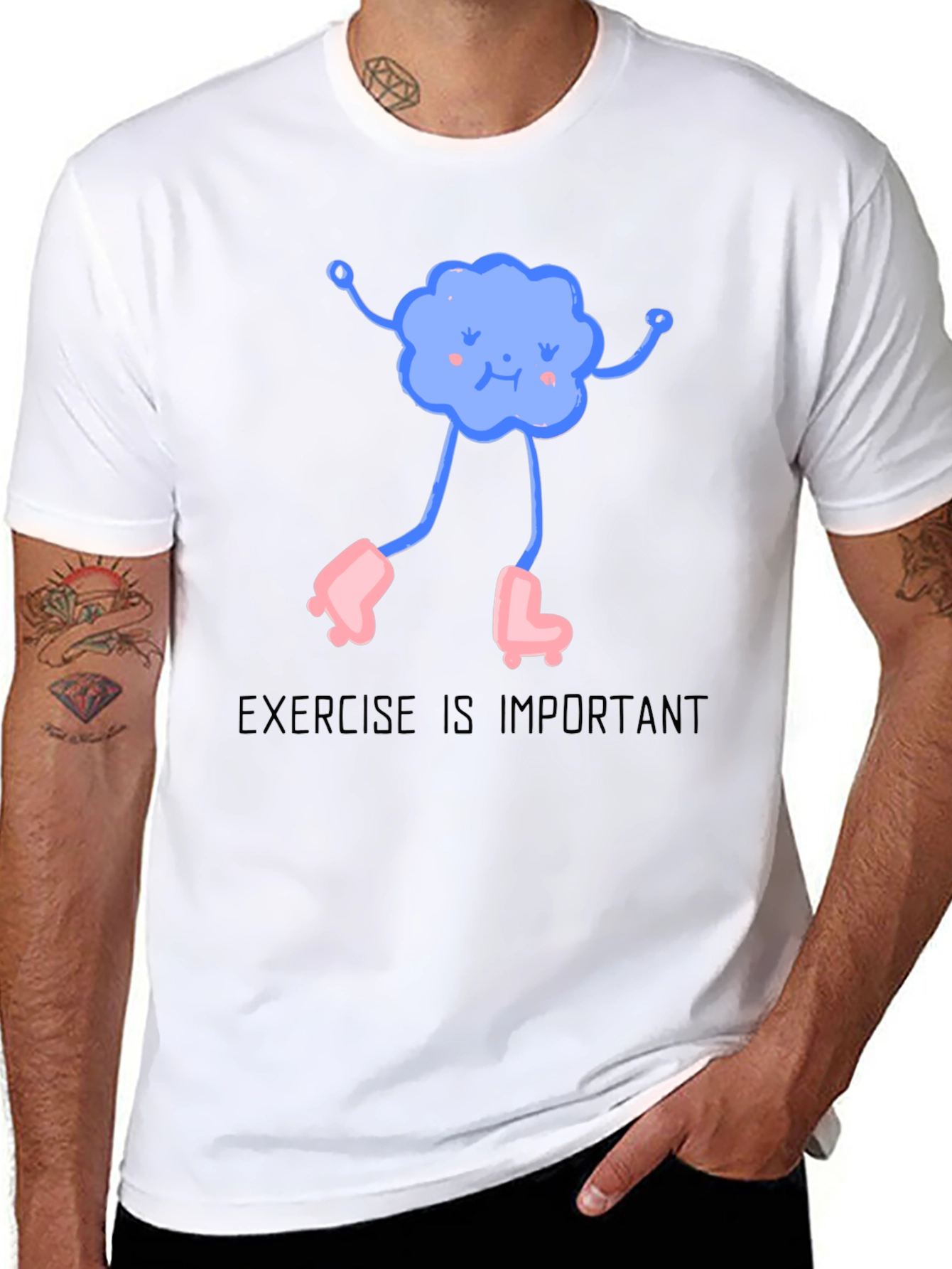 Exercise Cloud Graphic Tee