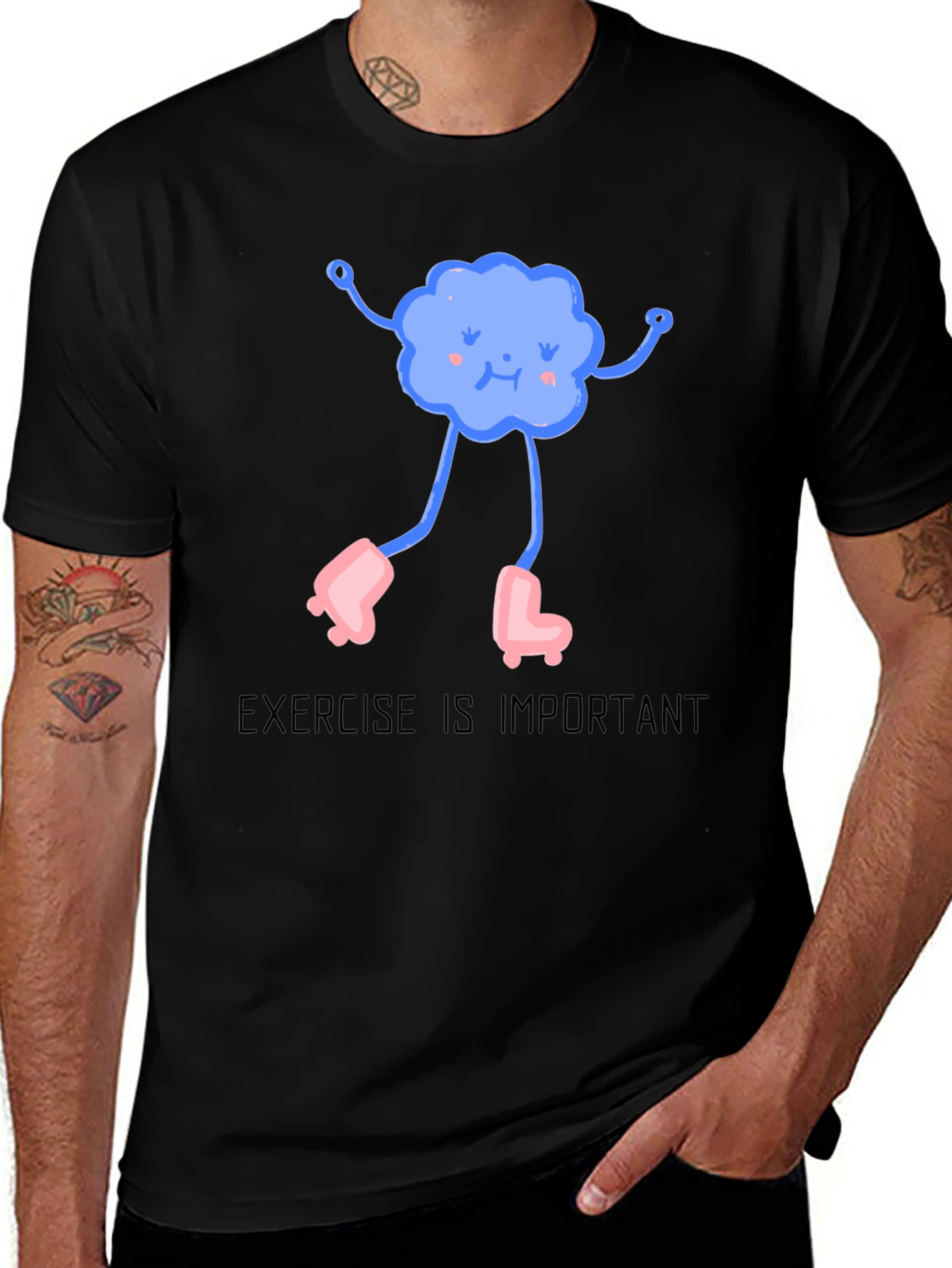 Exercise Cloud Graphic Tee