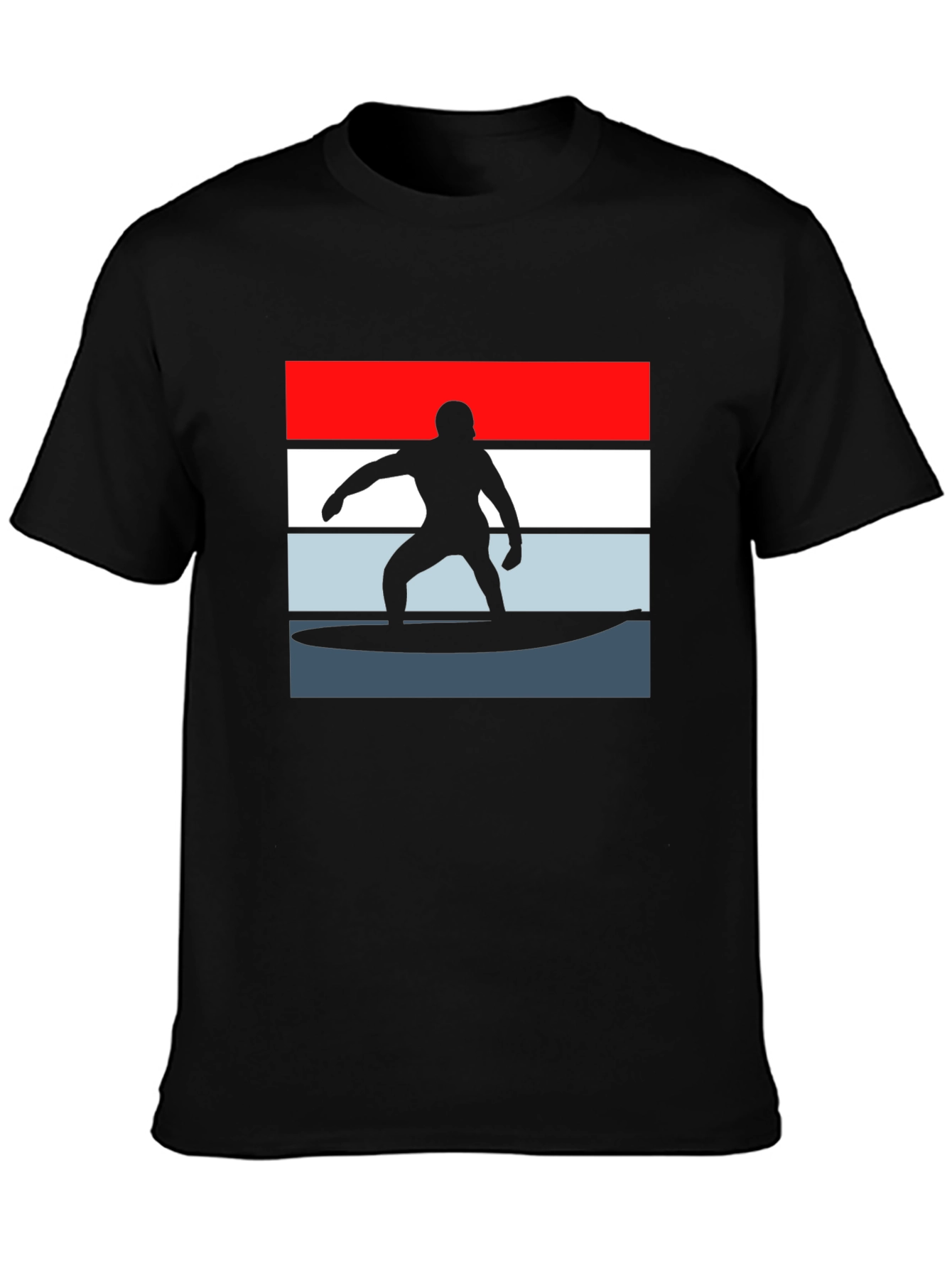 Retro Surfer Silhouette Tee