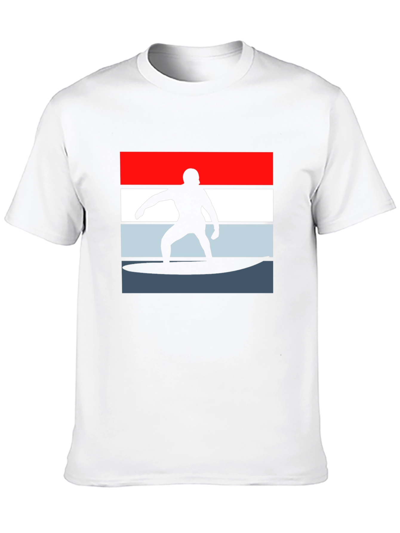 Retro Surfer Silhouette Tee