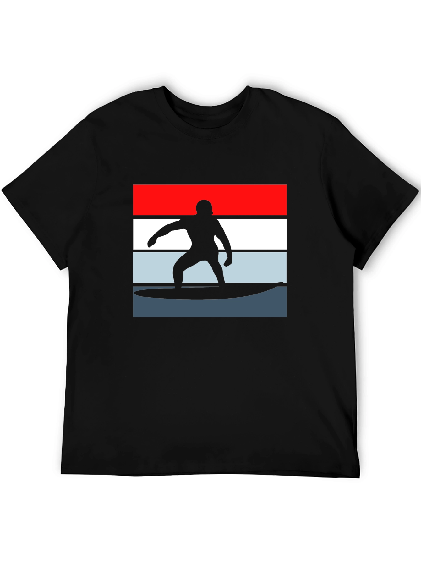 Retro Surfer Silhouette Tee