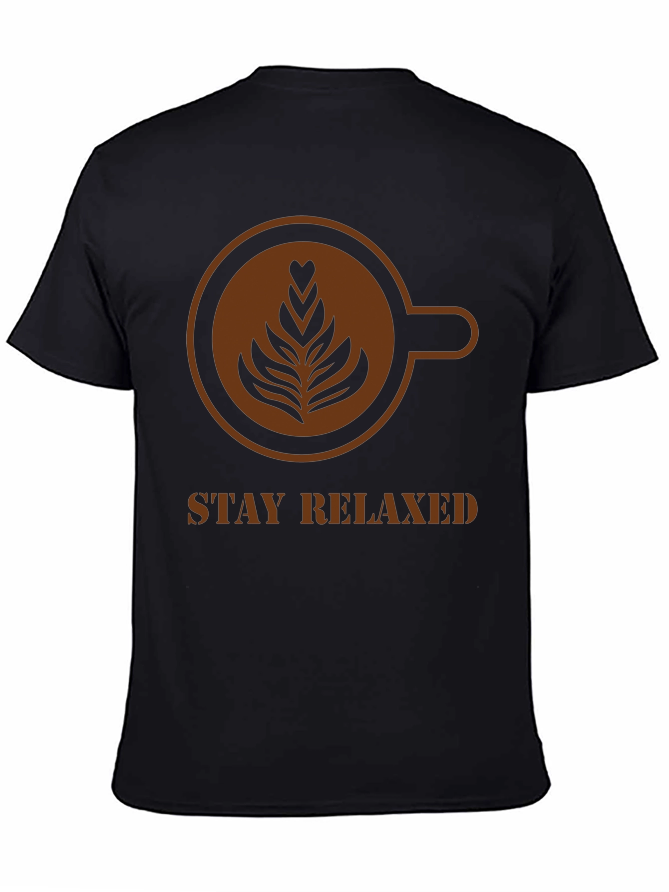Stay Relaxed Latte Art T-Shirt