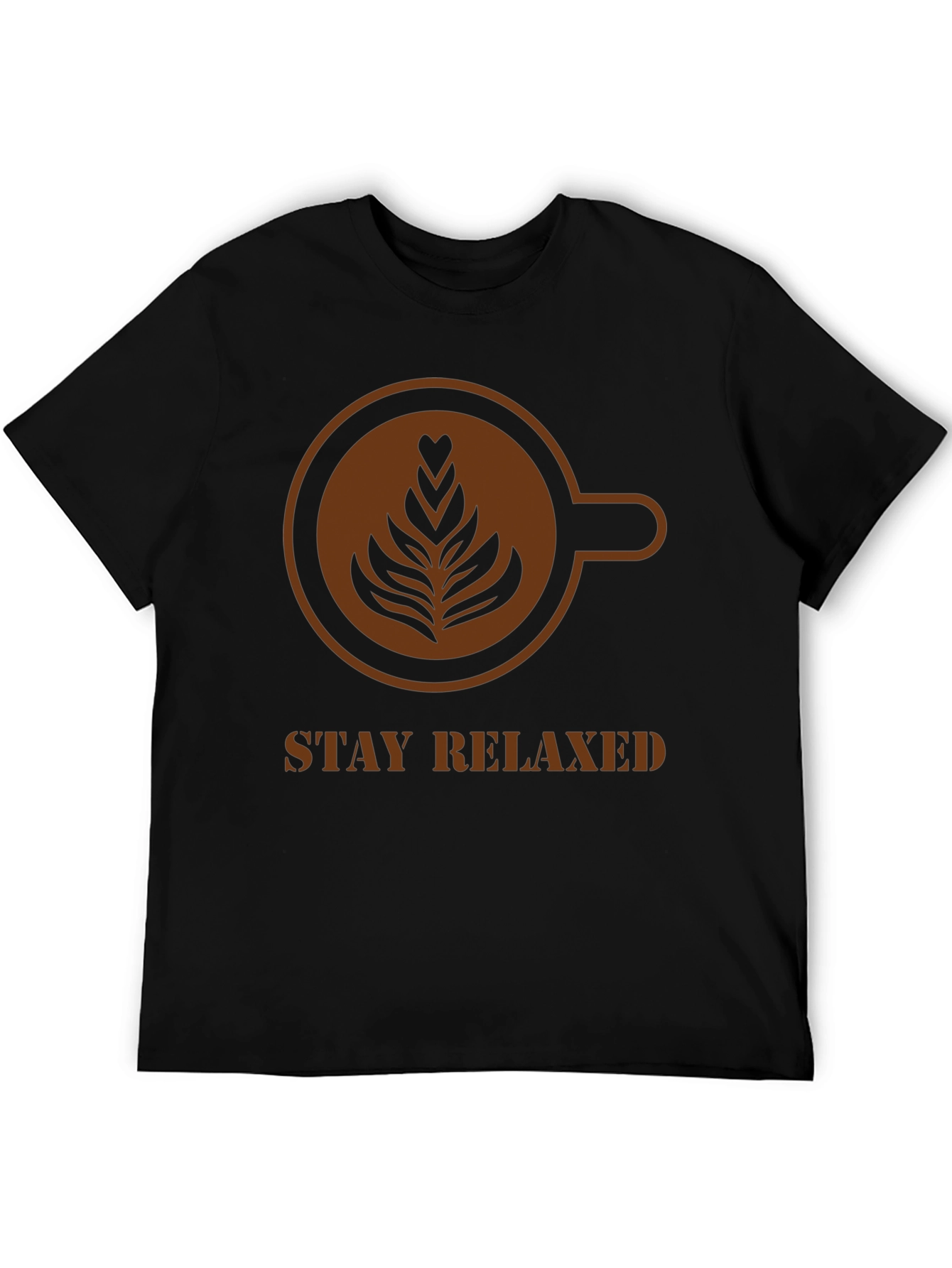 Stay Relaxed Latte Art T-Shirt