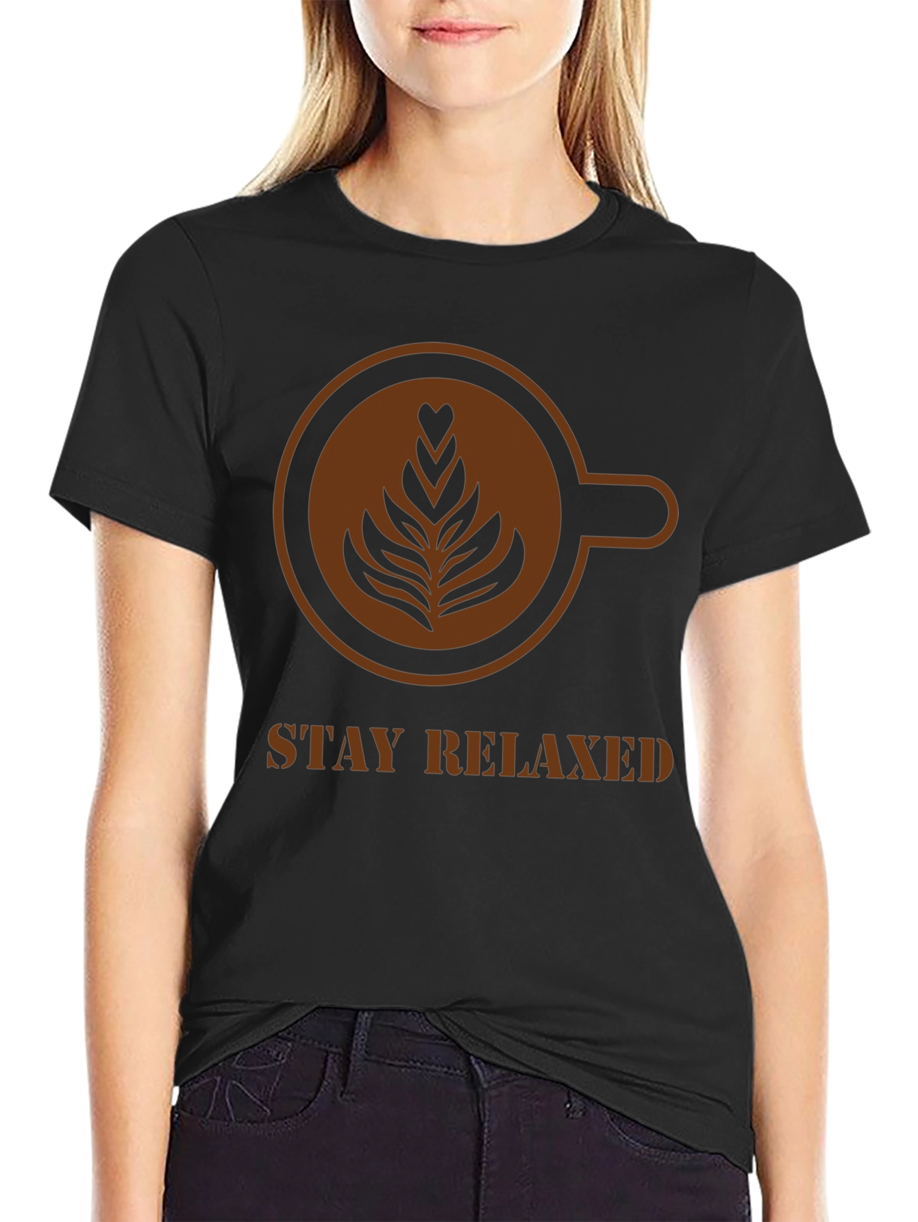 Stay Relaxed Latte Art T-Shirt