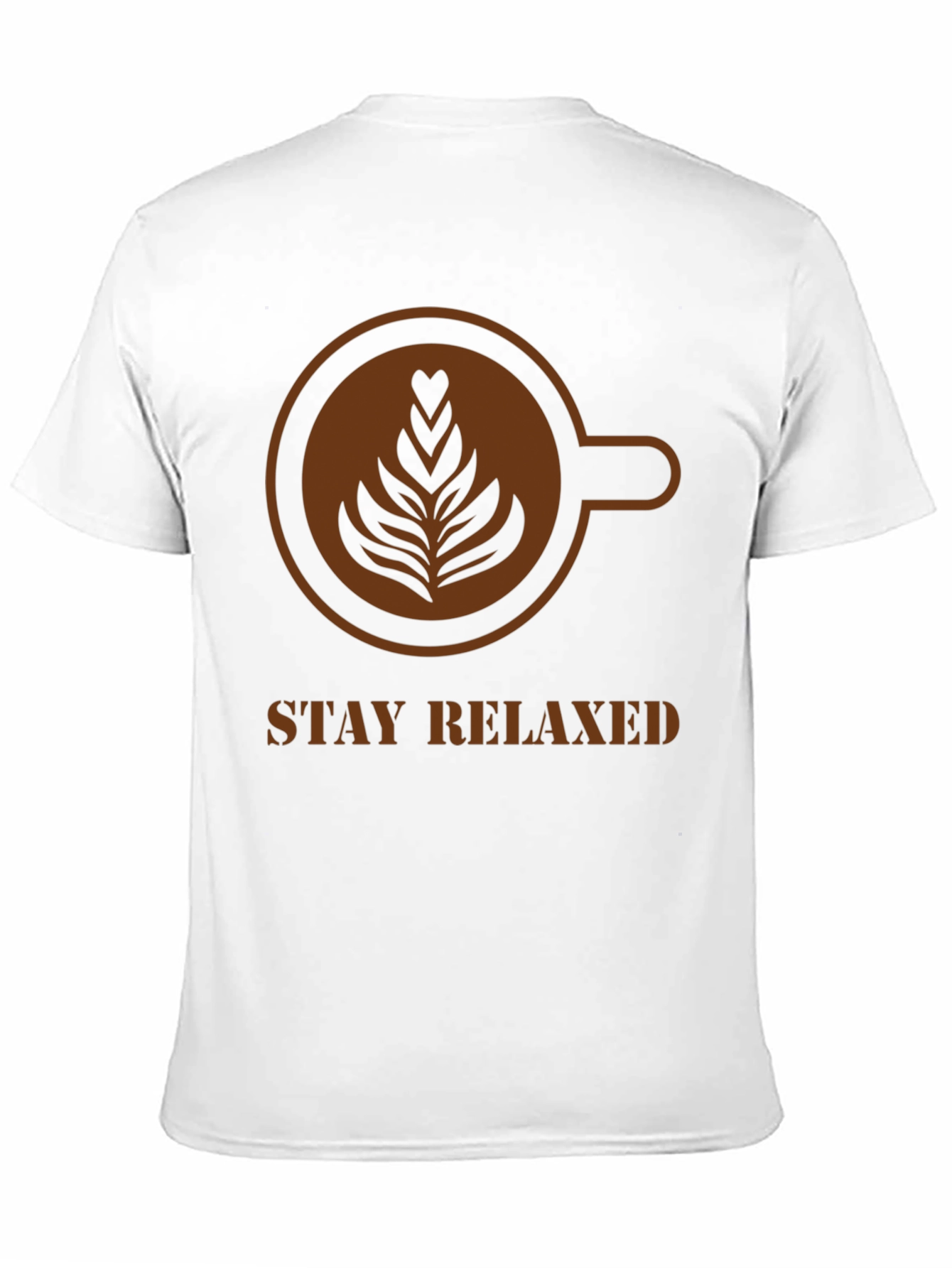 Stay Relaxed Latte Art T-Shirt
