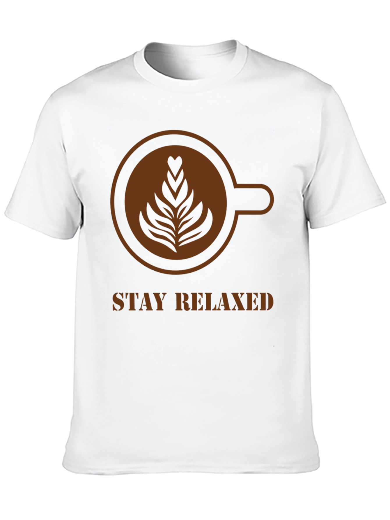 Stay Relaxed Latte Art T-Shirt
