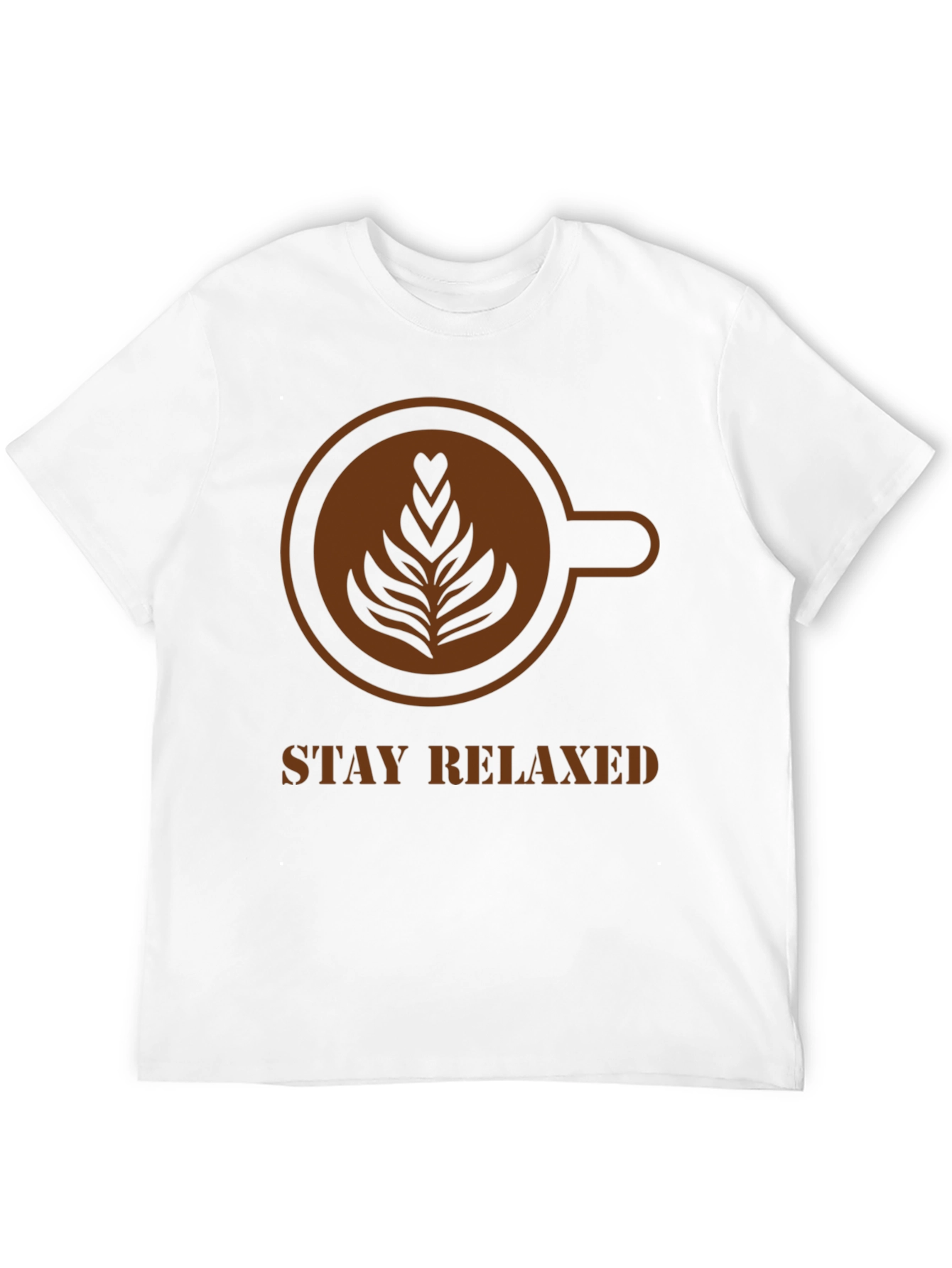 Stay Relaxed Latte Art T-Shirt