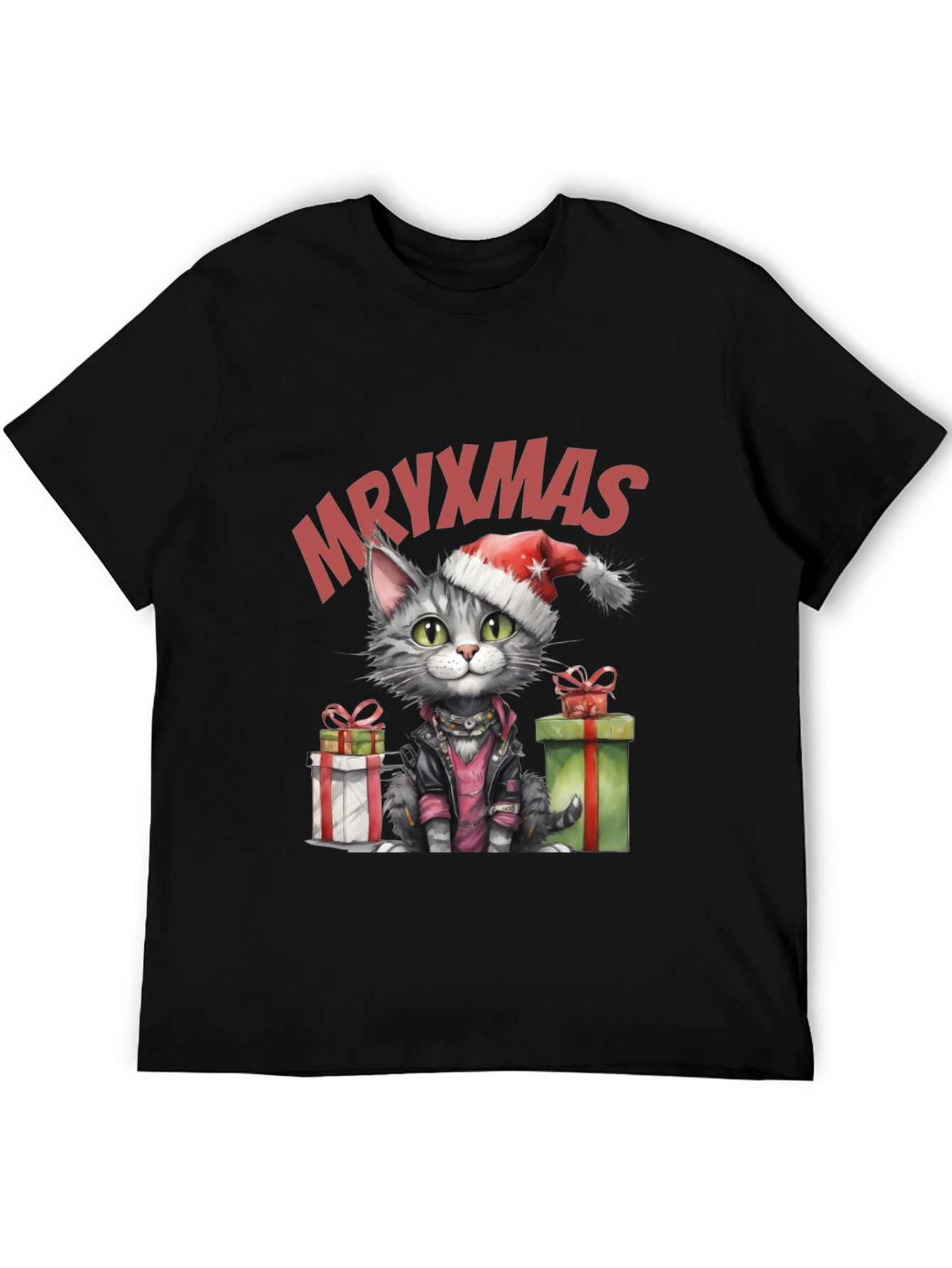 MRYXMAS Cat T-Shirt - Christmas Kitten