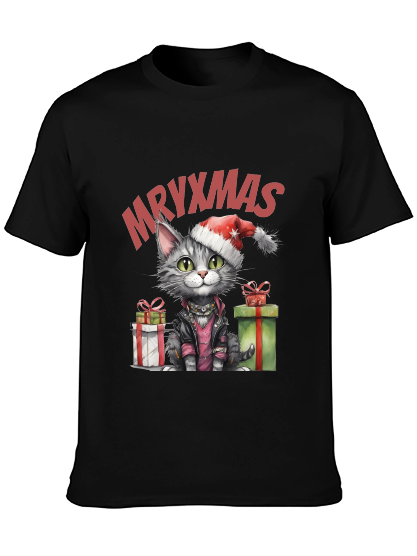 MRYXMAS Cat T-Shirt - Christmas Kitten