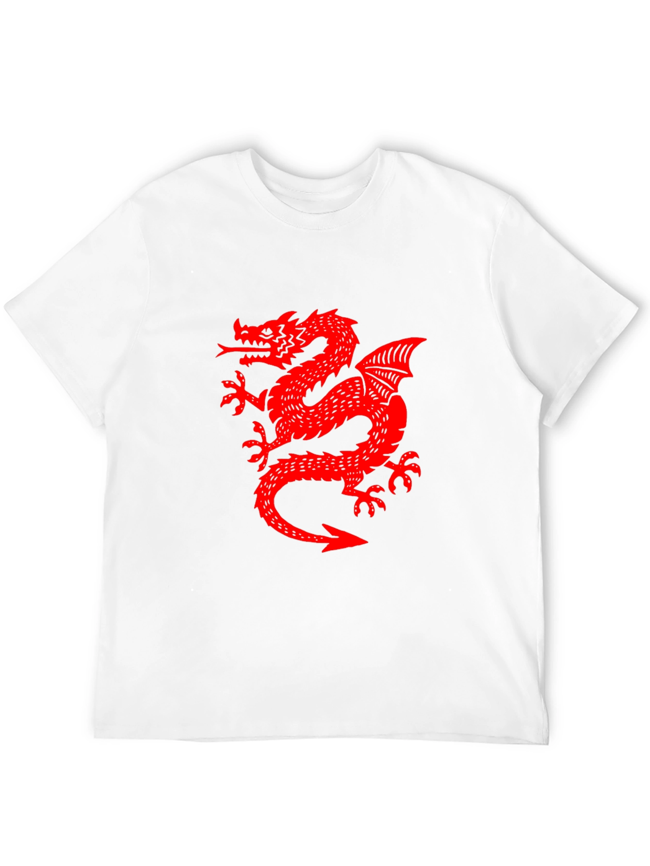 Red Dragon Graphic Black T-Shirt
