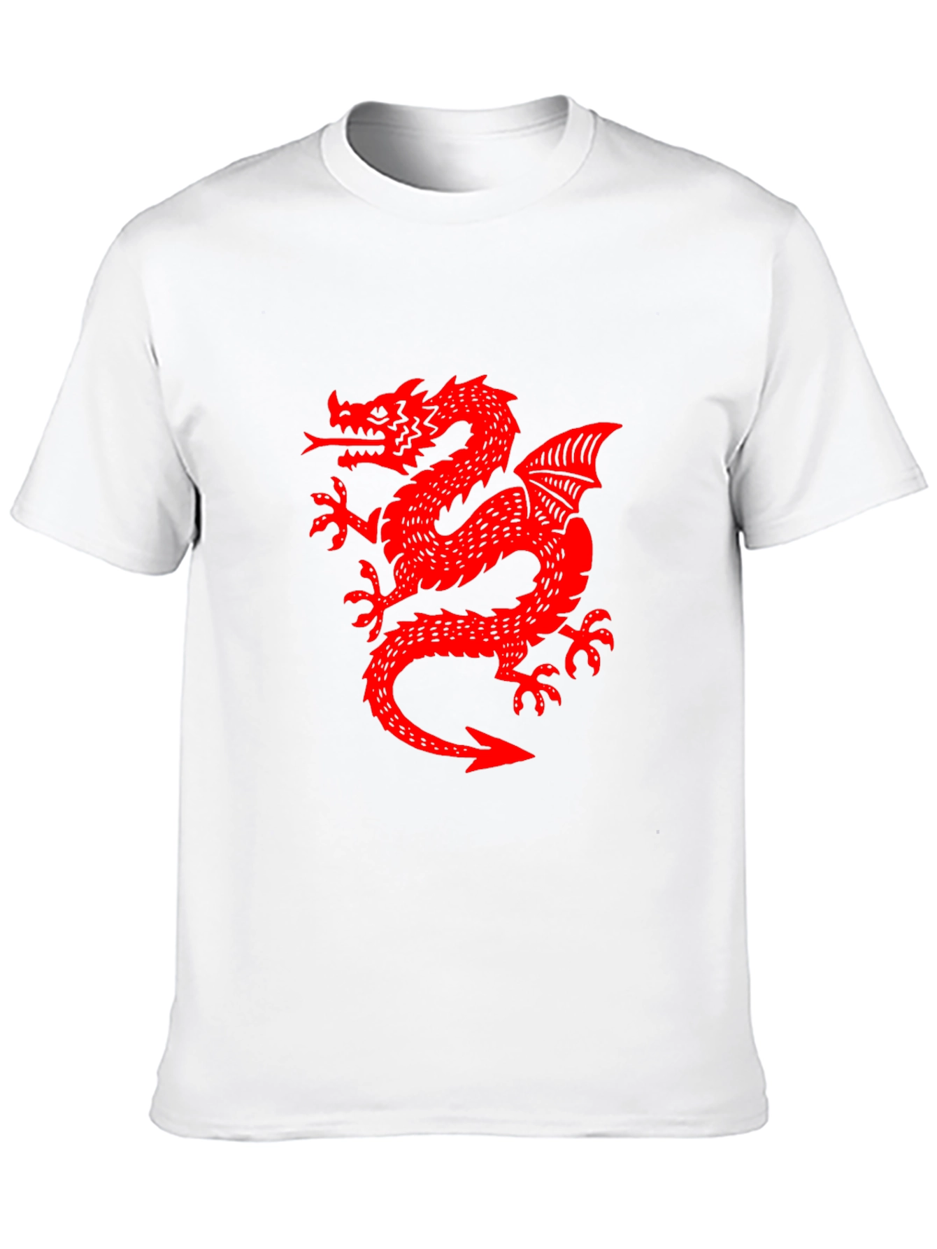 Red Dragon Graphic Black T-Shirt