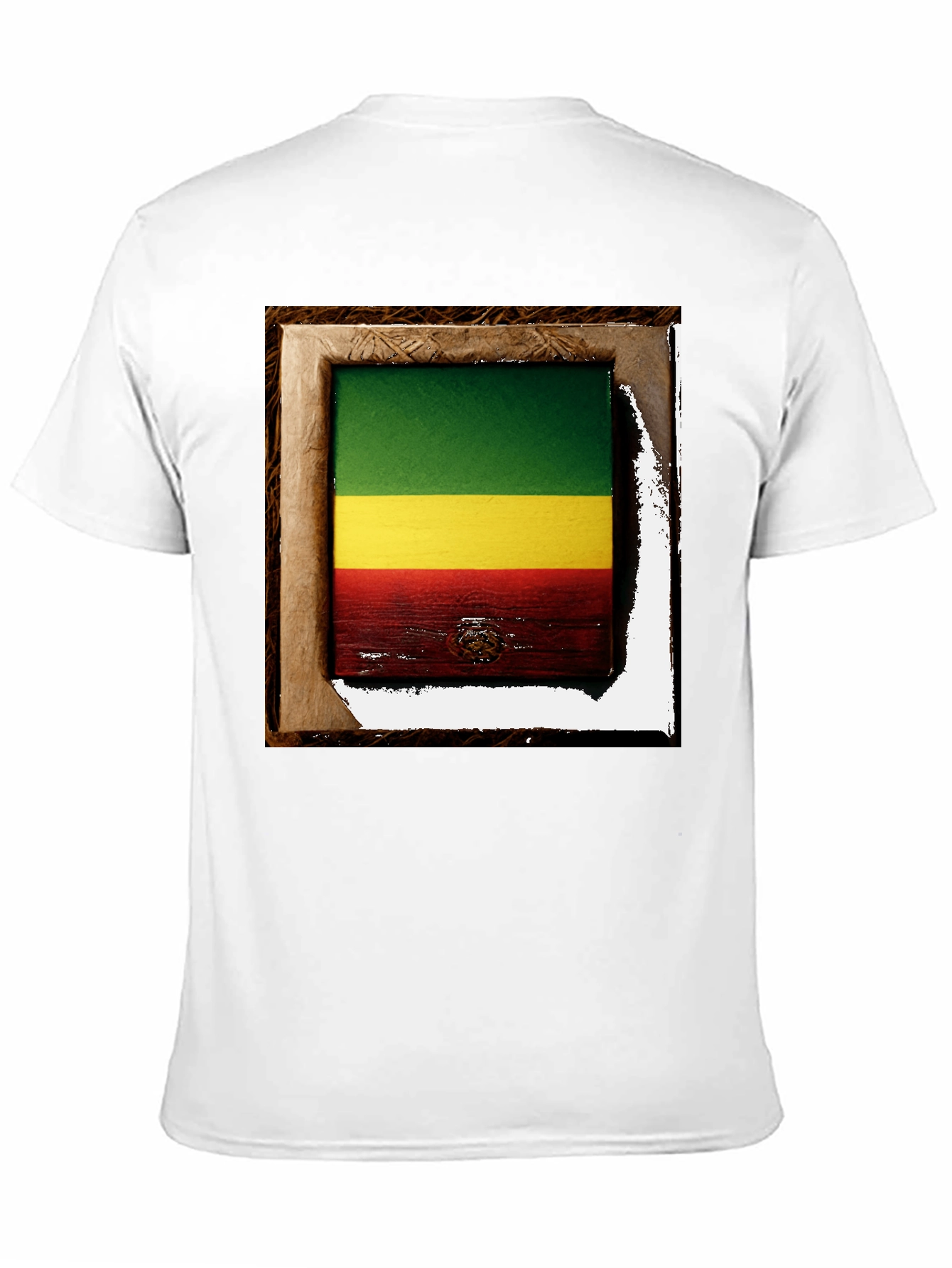 Rasta Flag Framed T-Shirt