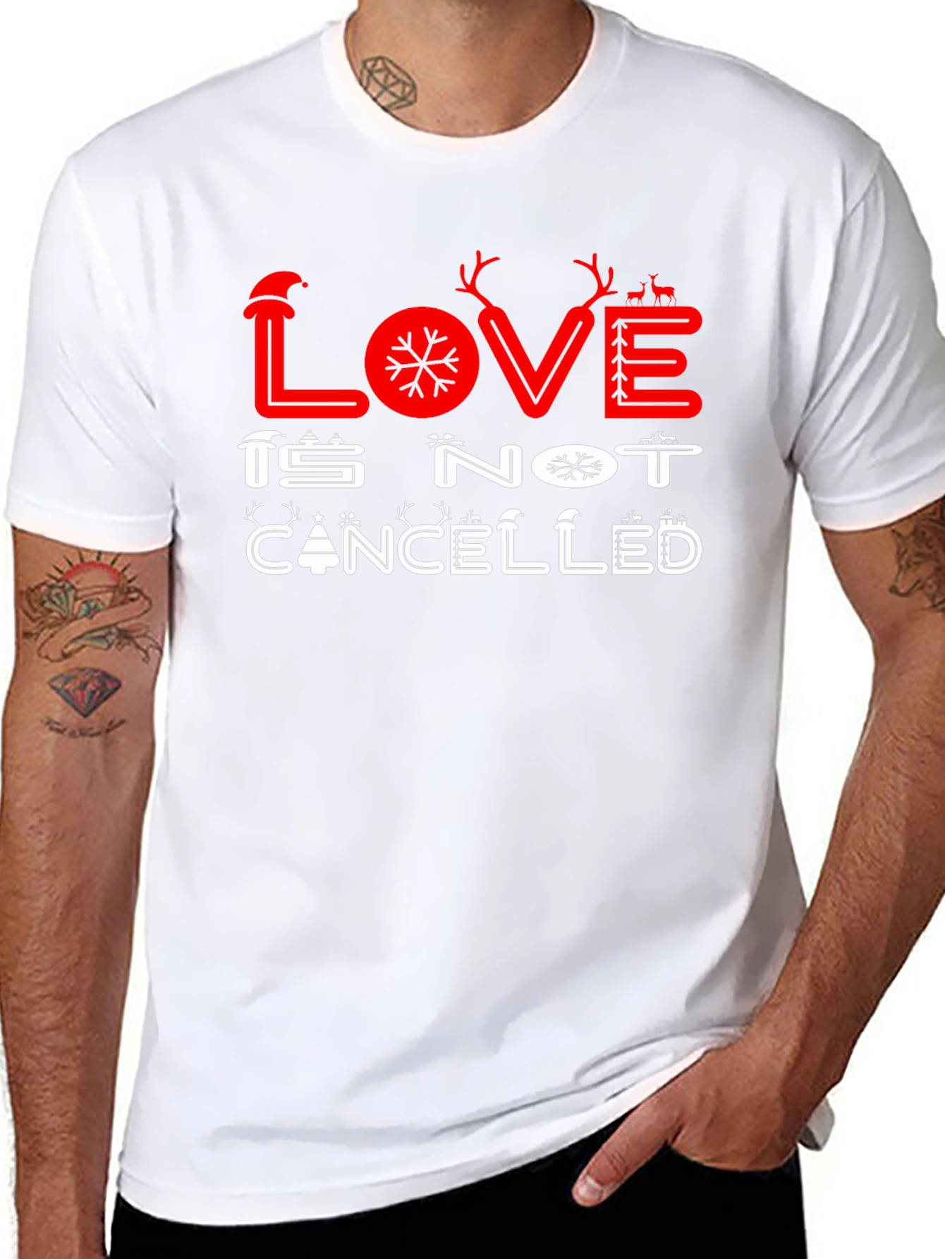 Love Is Not Cancelled Christmas T-Shirt