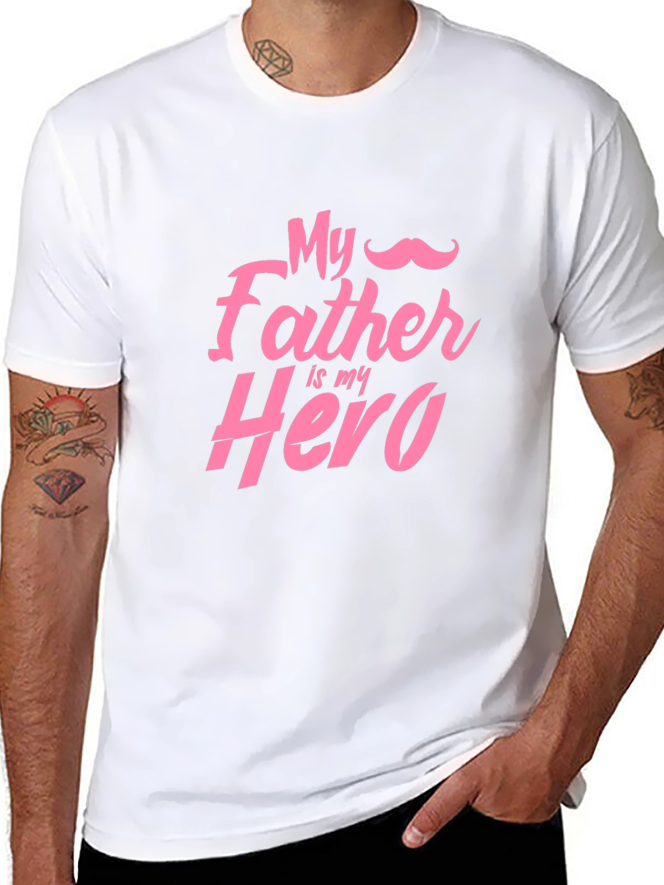 My Father Is My Hero Graphic T-Shirt