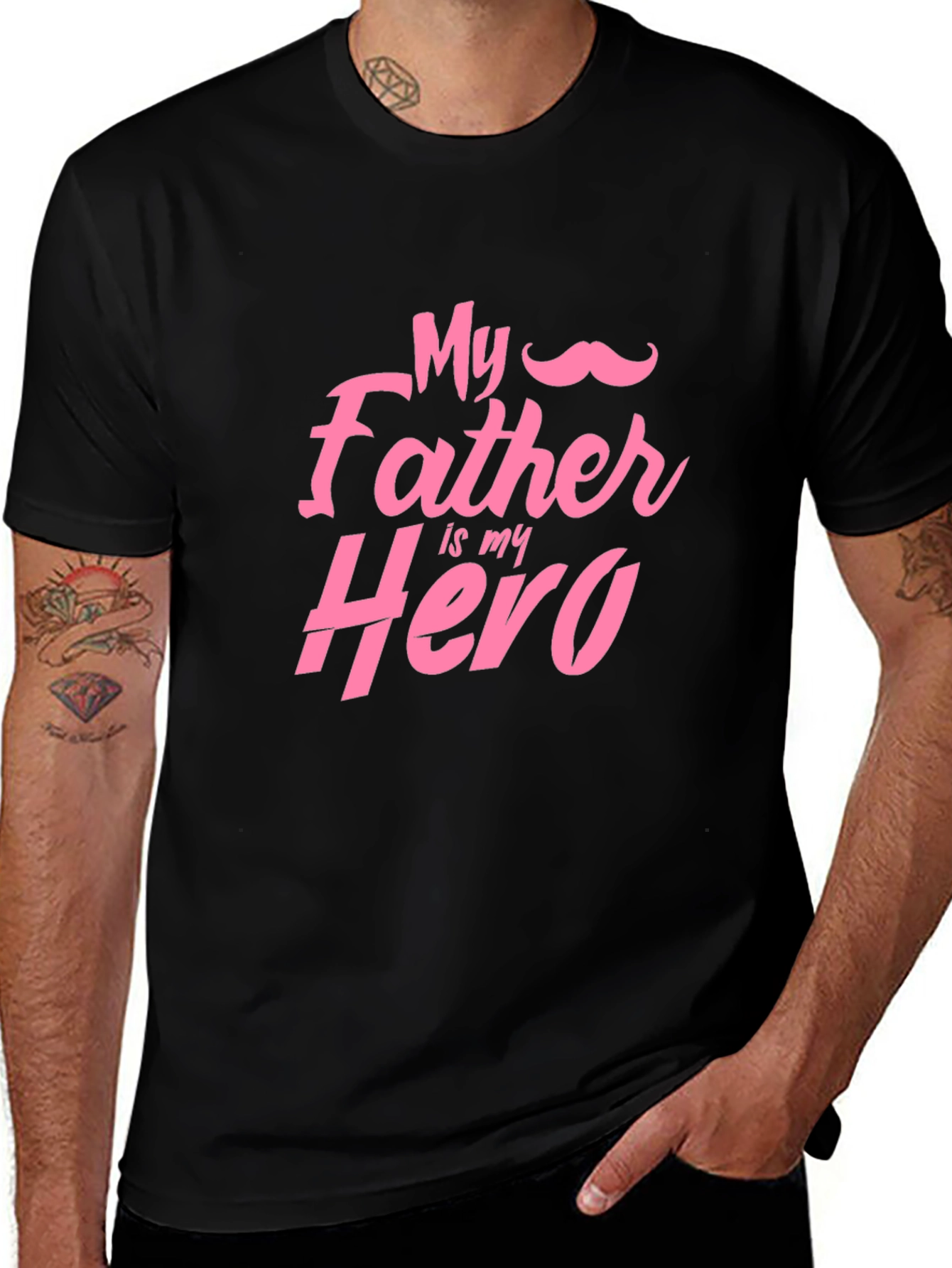 My Father Is My Hero Graphic T-Shirt
