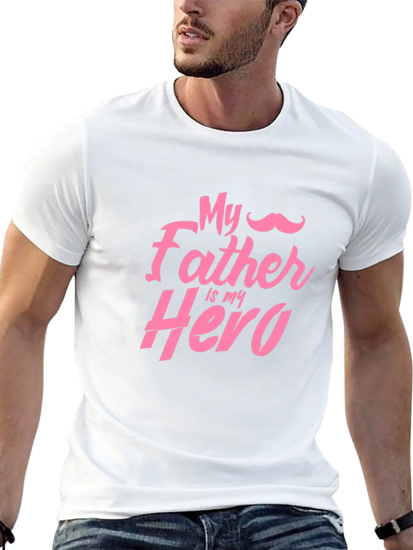 My Father Is My Hero Graphic T-Shirt