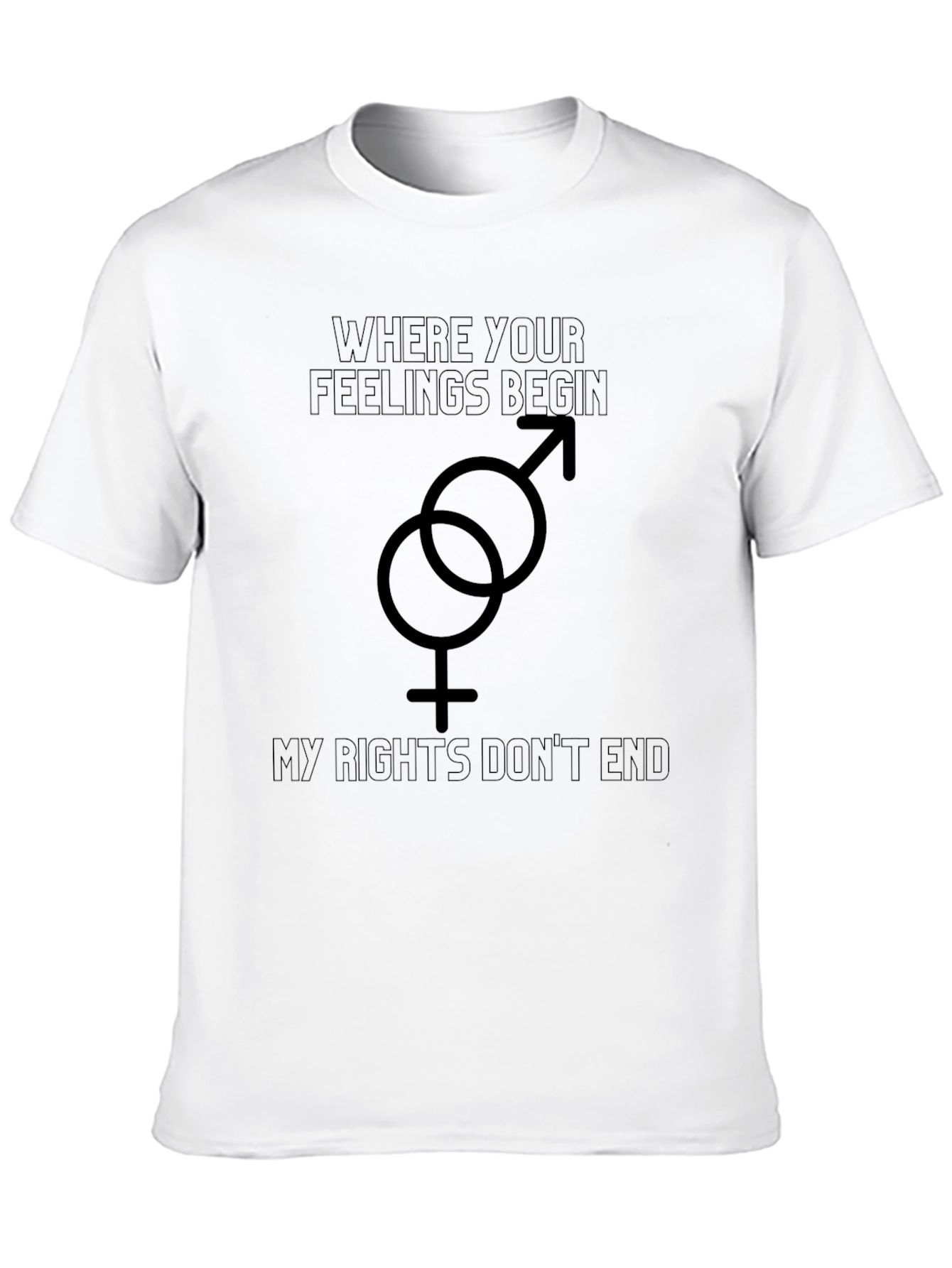 Where Your Feelings Begin T-Shirt