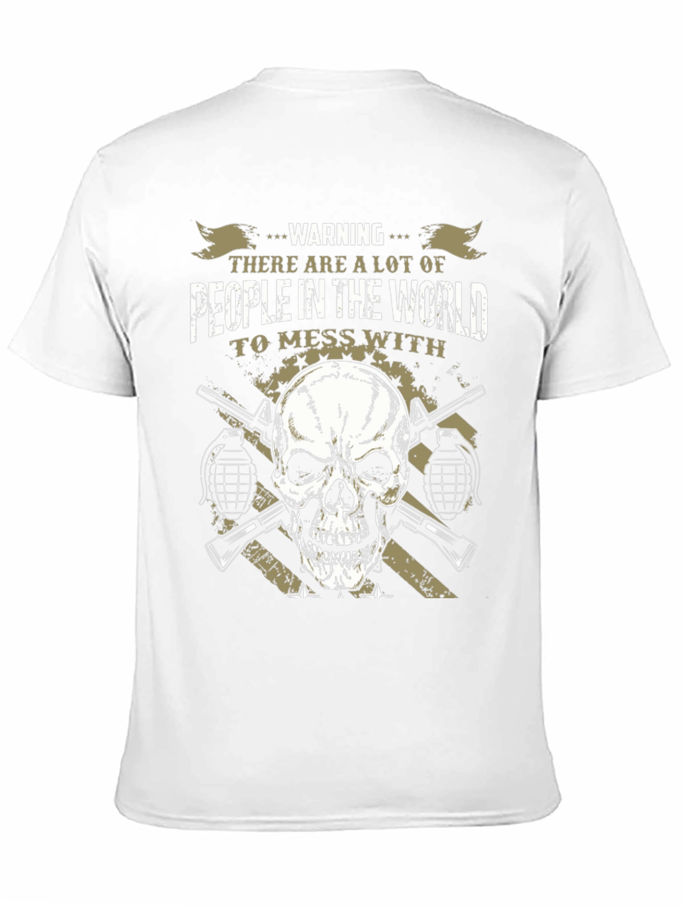 Warning Skull Graphic Tee