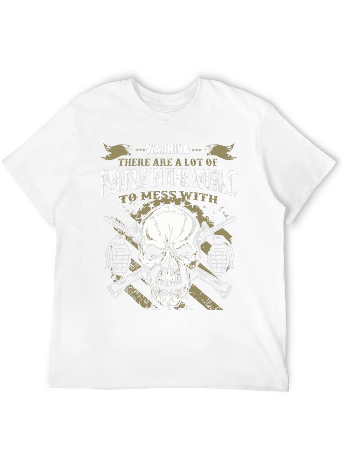 Warning Skull Graphic Tee