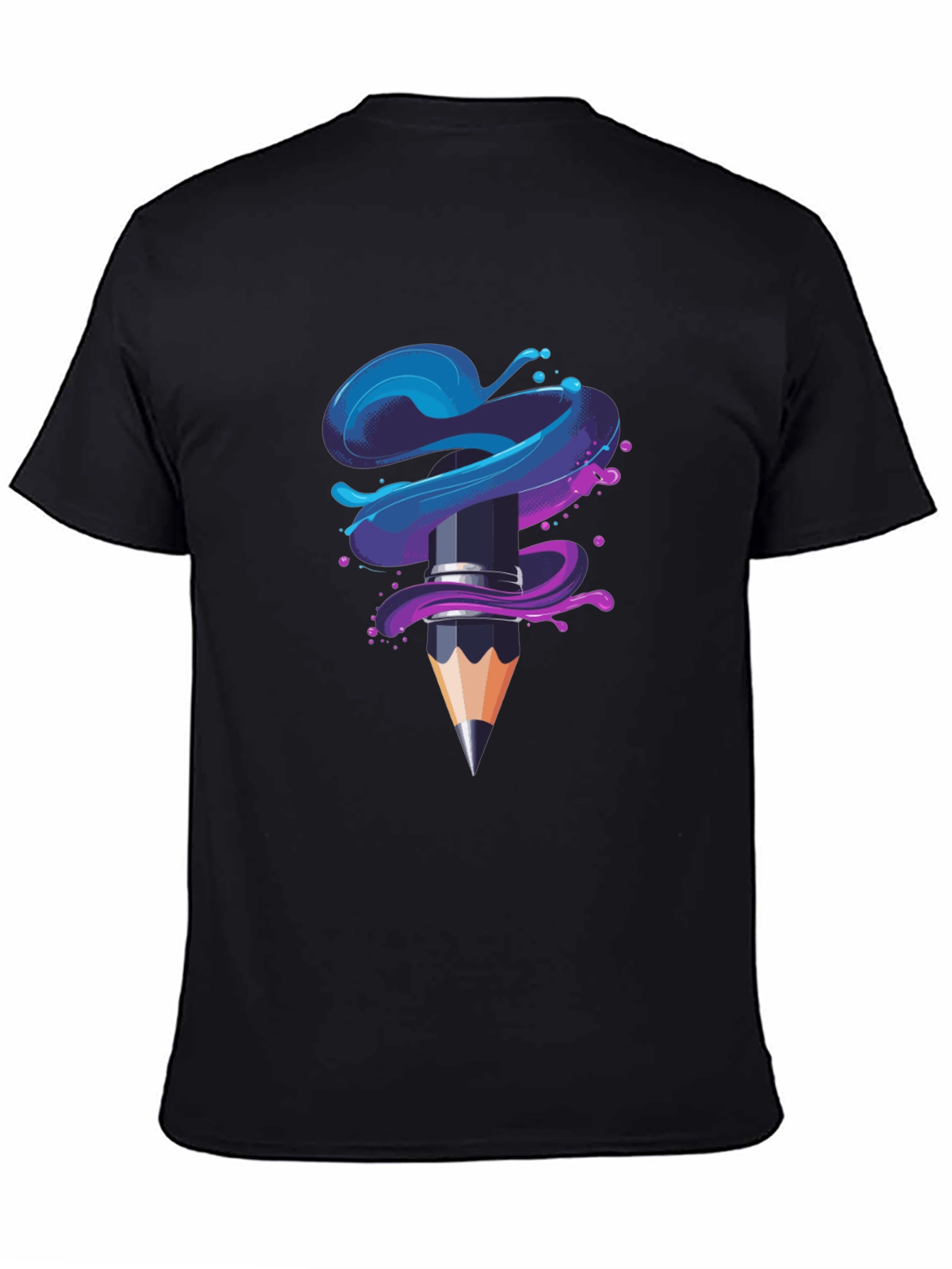 Creative Pencil Art Graphic T-Shirt