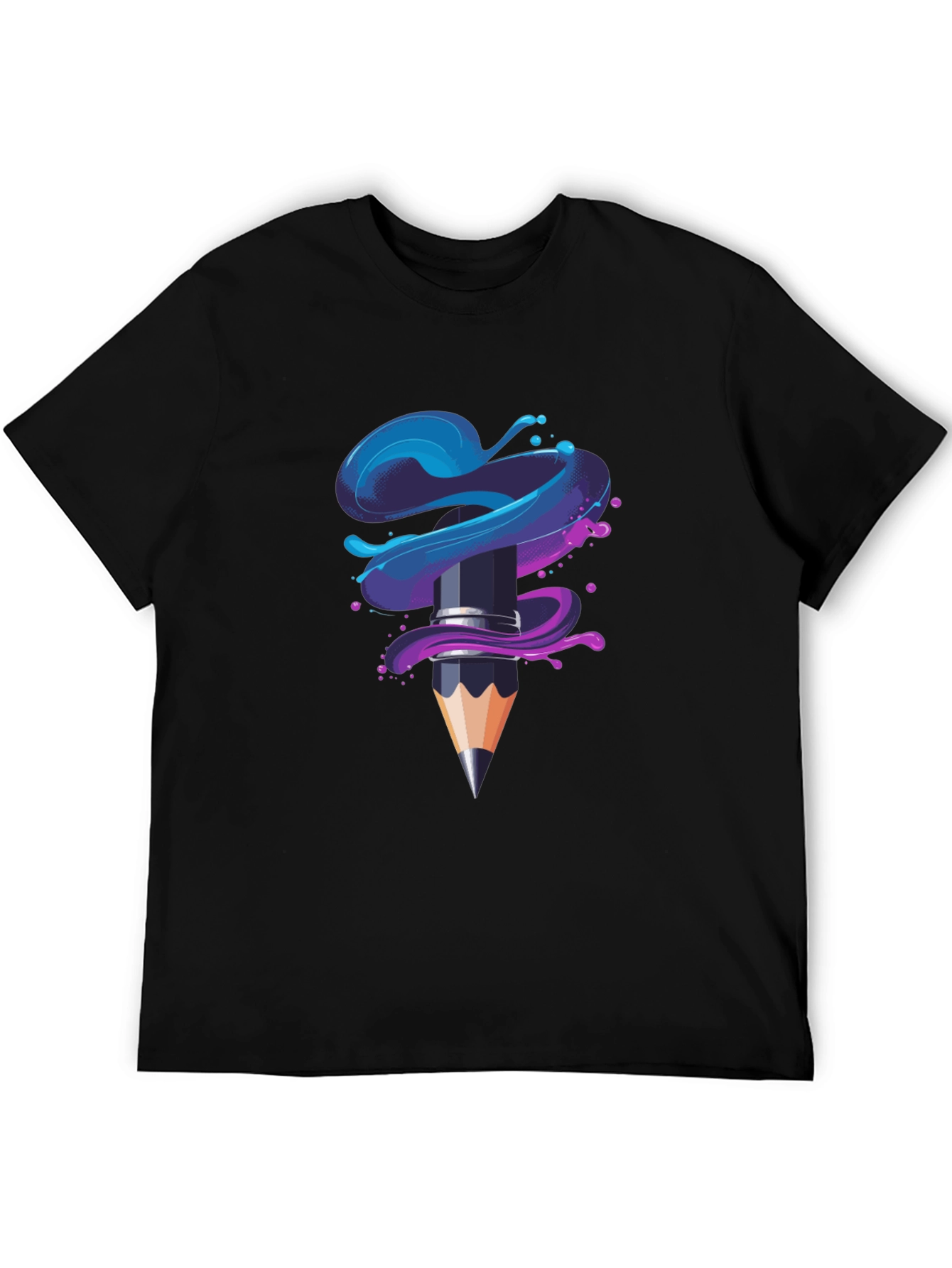 Creative Pencil Art Graphic T-Shirt