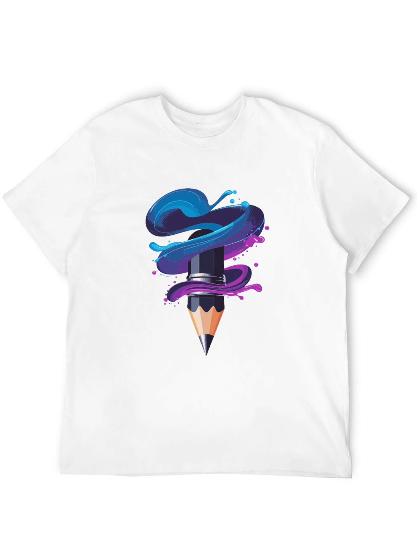 Creative Pencil Art Graphic T-Shirt