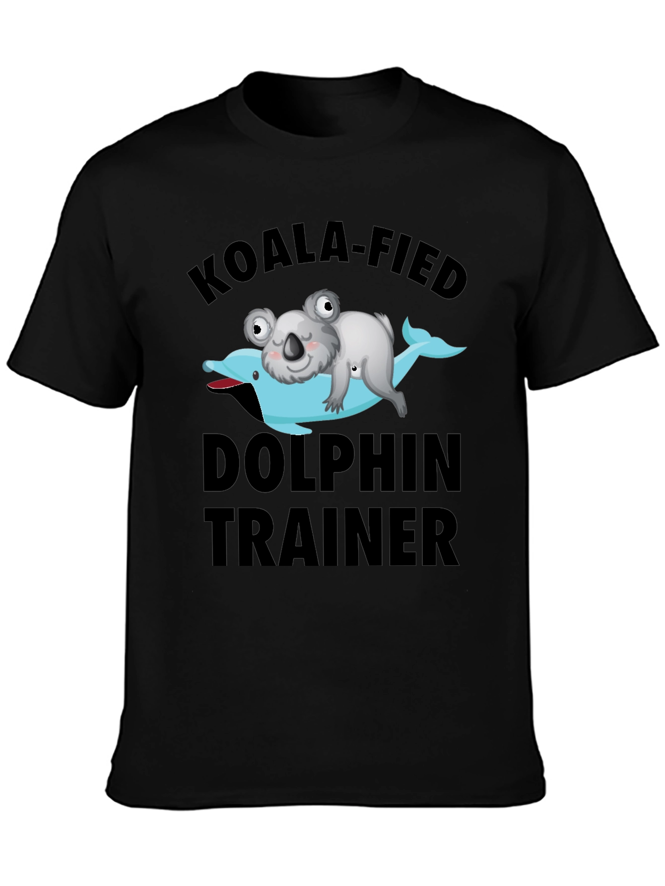 Koala-fied Dolphin Trainer Graphic T-Shirt
