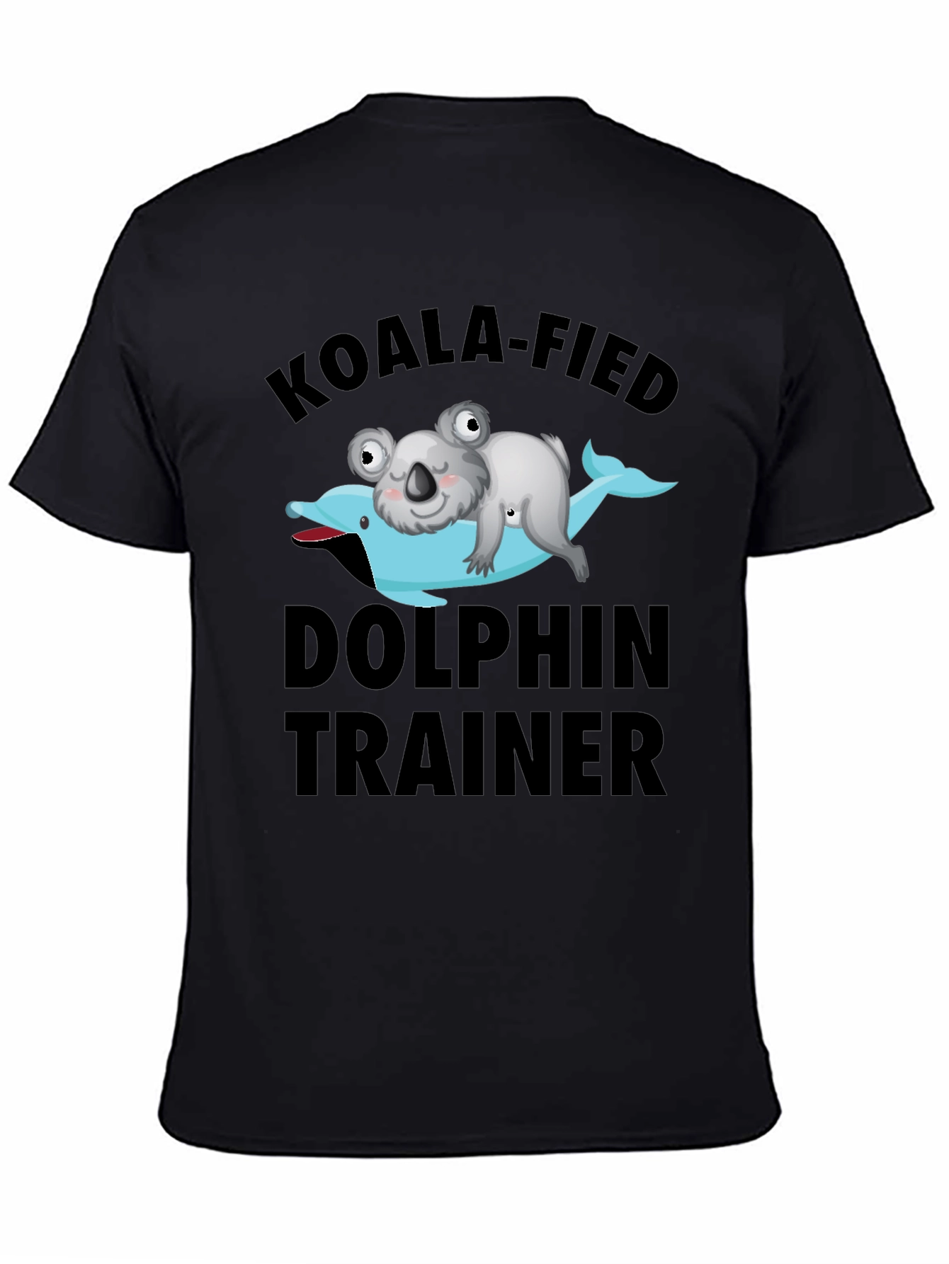 Koala-fied Dolphin Trainer Graphic T-Shirt