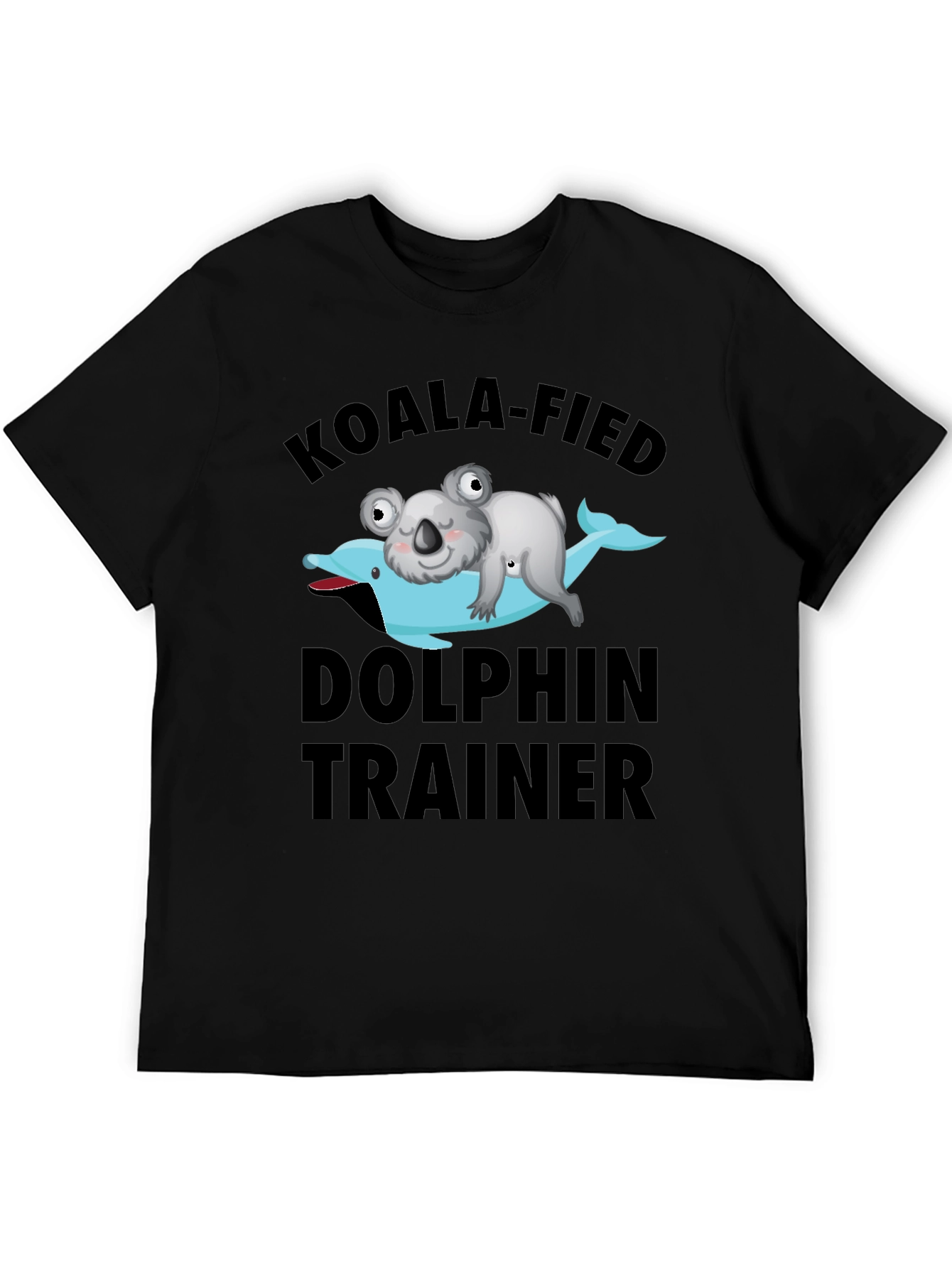 Koala-fied Dolphin Trainer Graphic T-Shirt