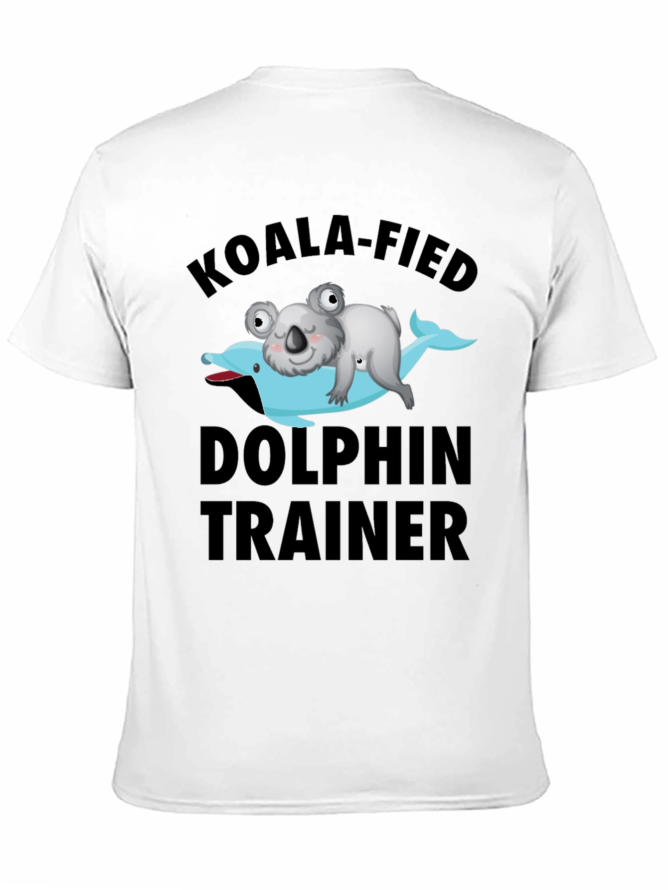 Koala-fied Dolphin Trainer Graphic T-Shirt