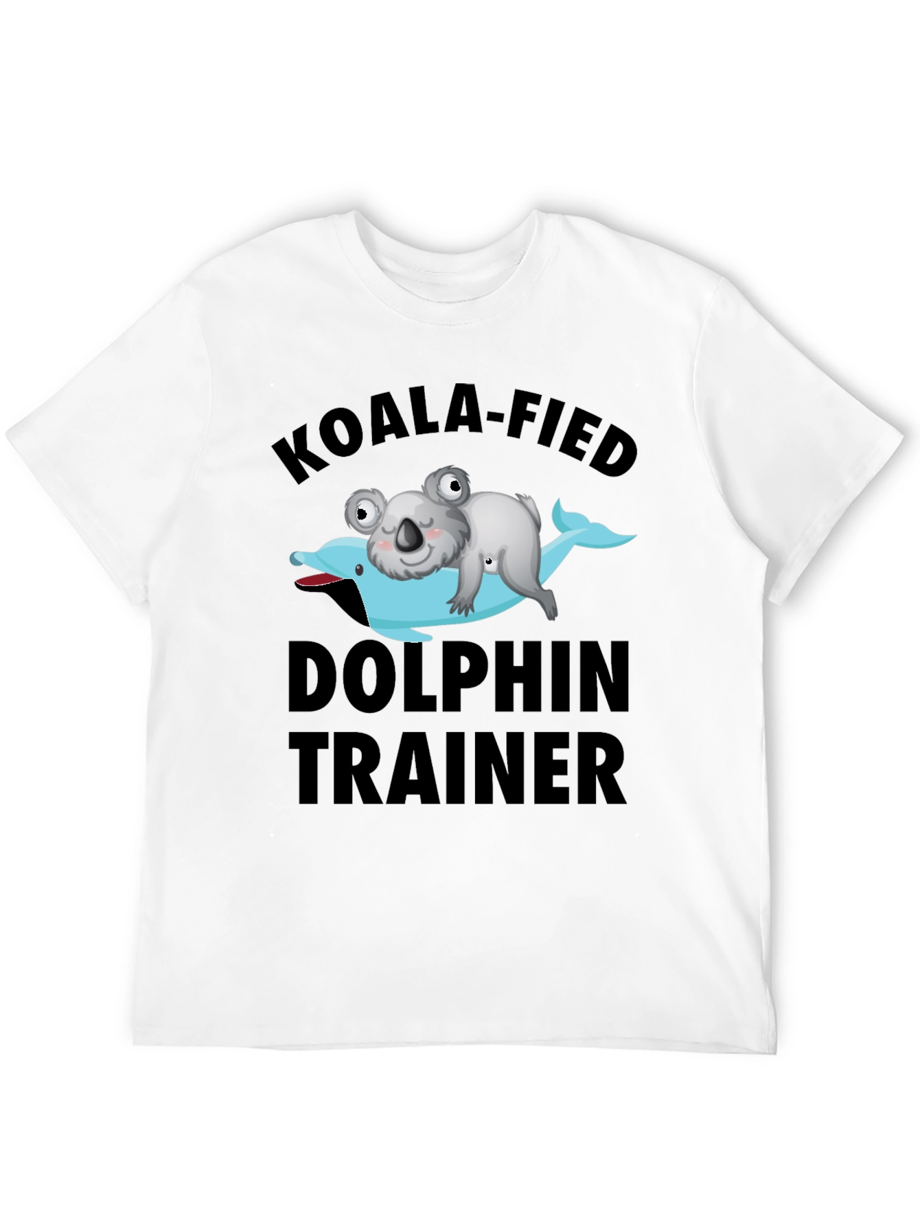 Koala-fied Dolphin Trainer Graphic T-Shirt