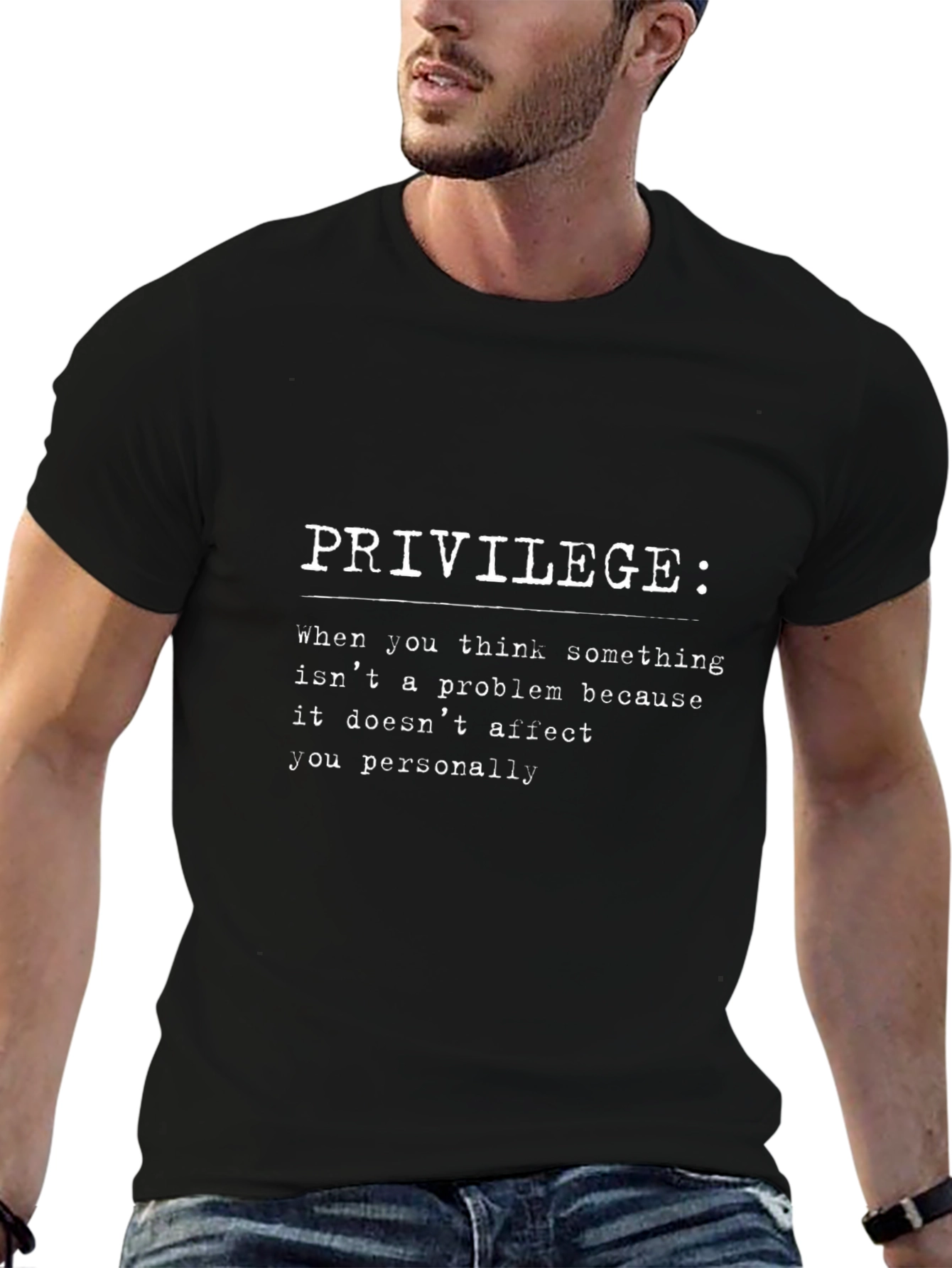 Privilege Definition T-Shirt - Unisex Black Tee