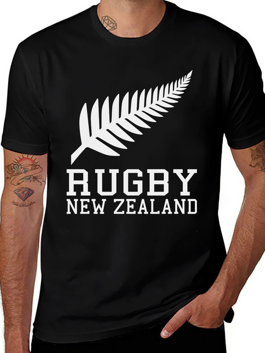 Rugby New Zealand T-Shirt - Black