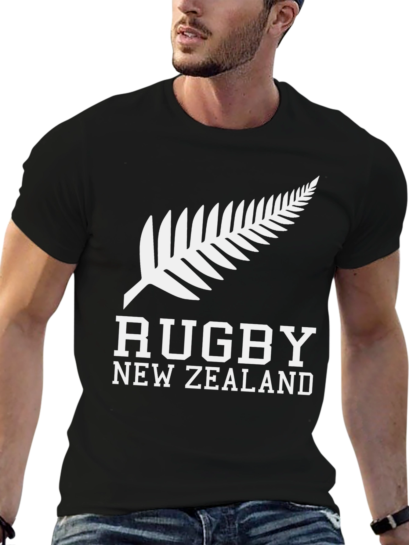 Rugby New Zealand T-Shirt - Black