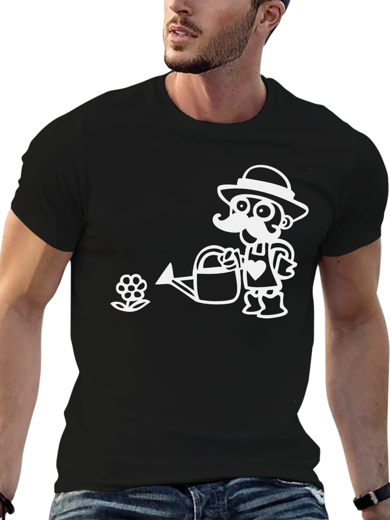 Gardener Graphic T-Shirt - Whimsical Design