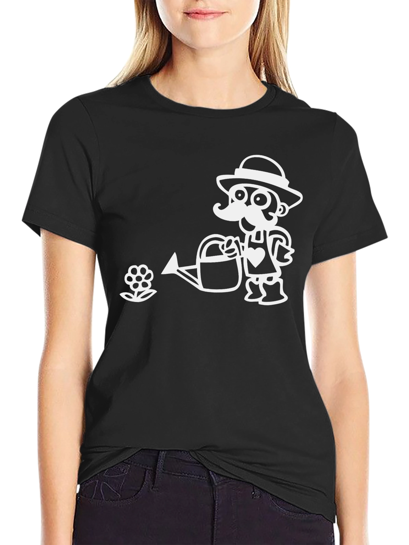 Gardener Graphic T-Shirt - Whimsical Design