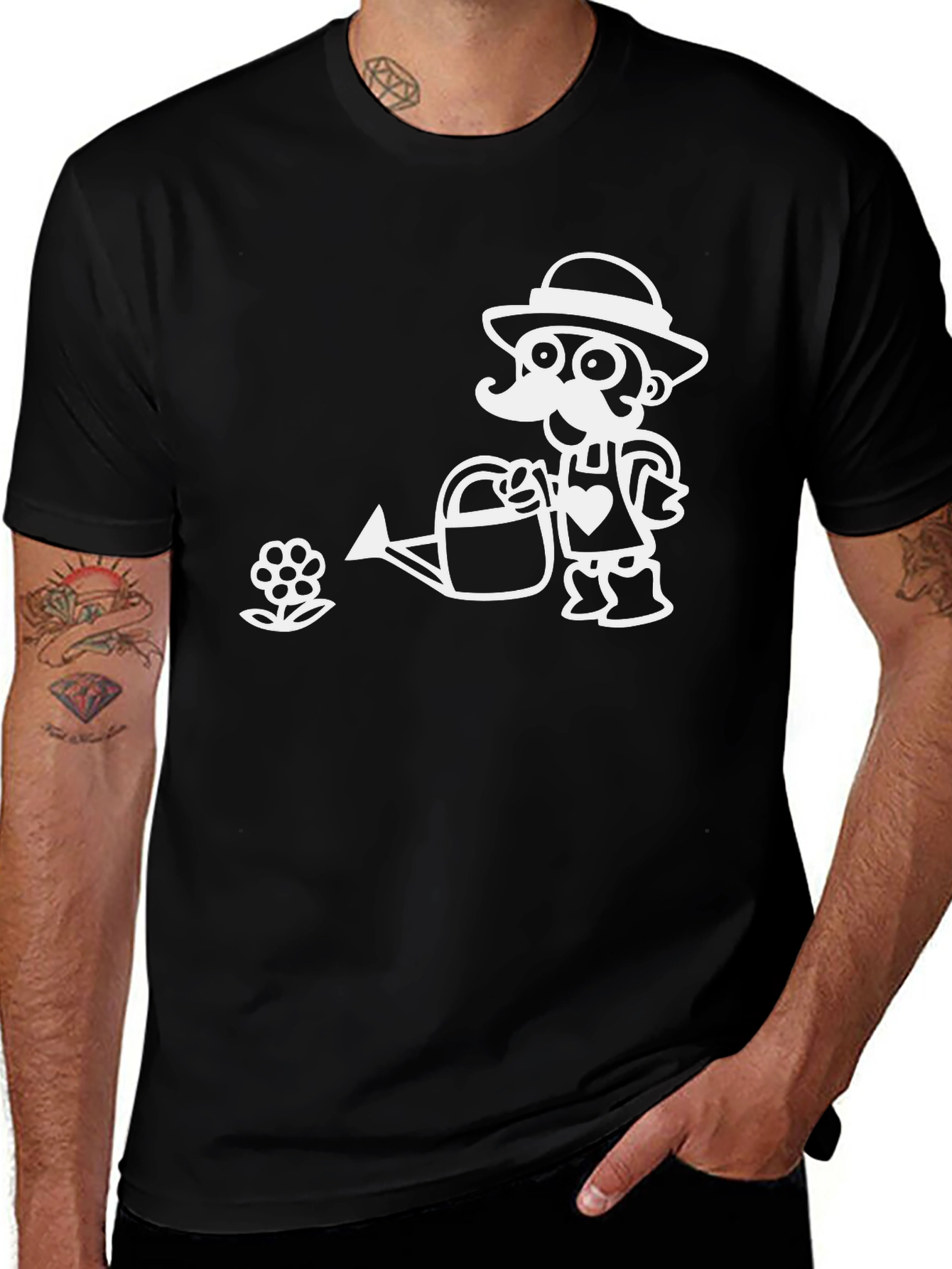Gardener Graphic T-Shirt - Whimsical Design