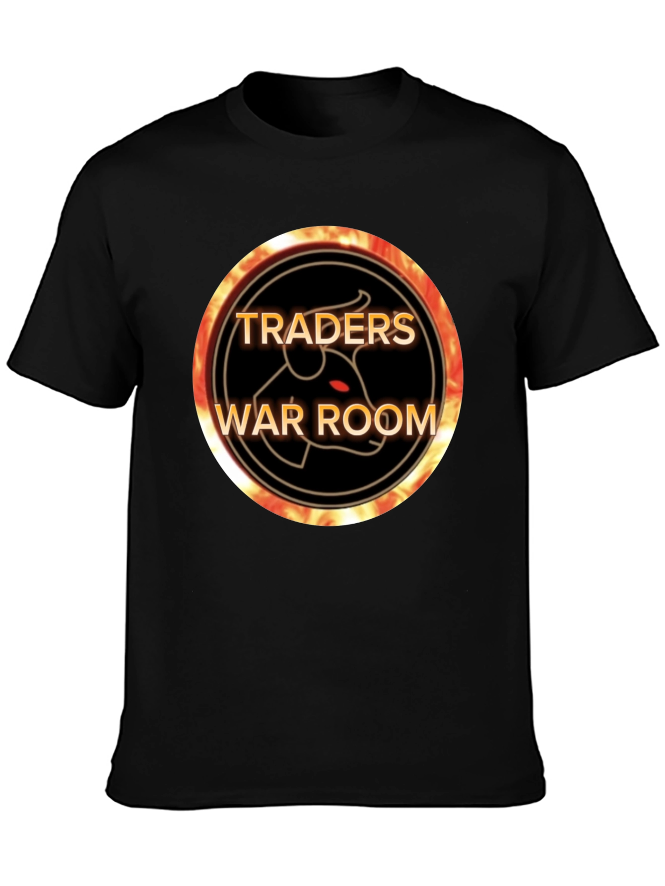 Traders War Room Black Graphic T-Shirt