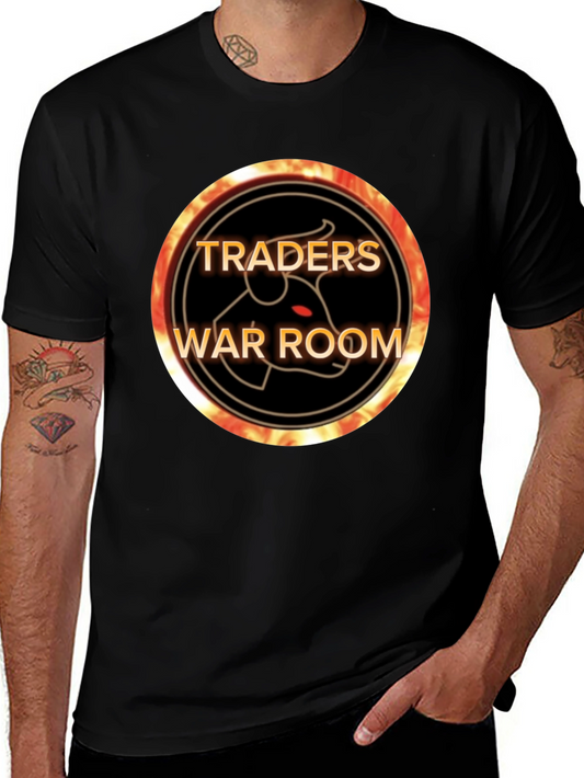 Traders War Room Black Graphic T-Shirt