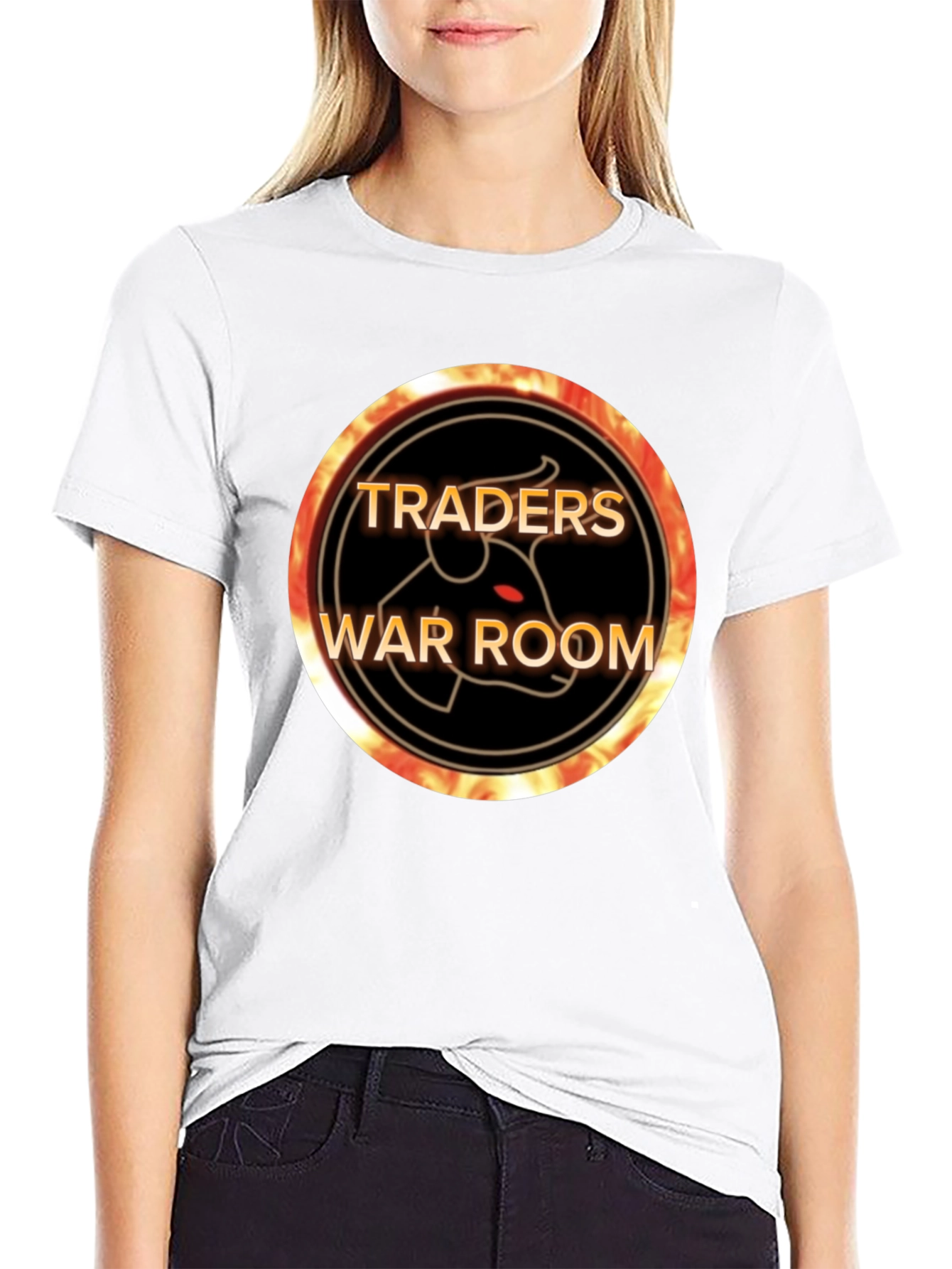 Traders War Room Black Graphic T-Shirt